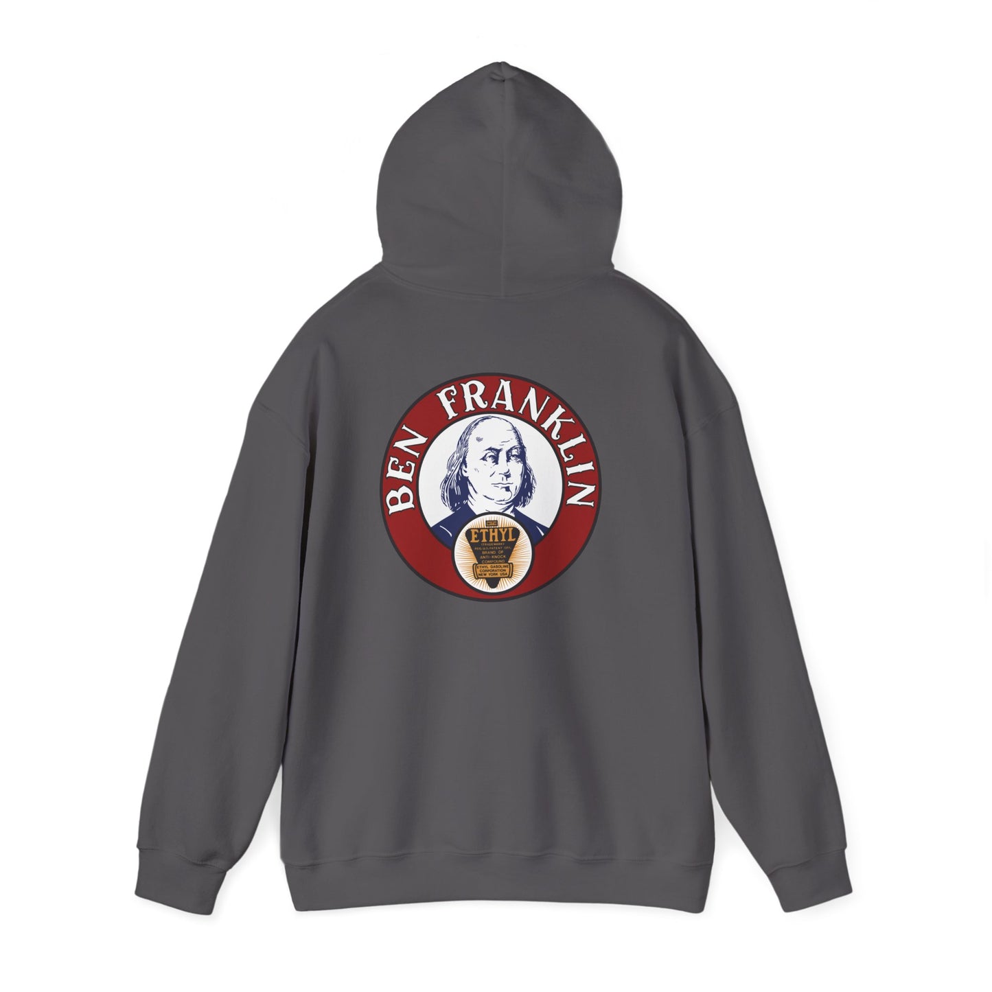 Ben Franklin ethyl Hoodie — Vintage Patriotic Americana Pullover