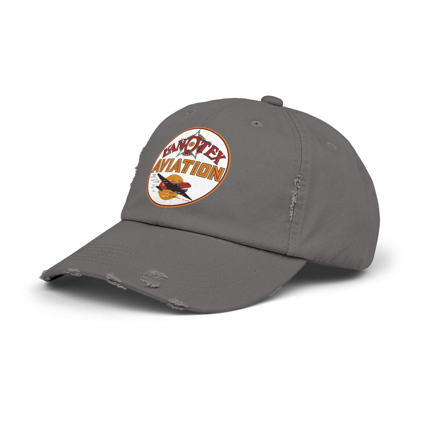 Kanotex Aviation Distressed Hat — Vintage Petroliana Gift | The Faded Label Co.