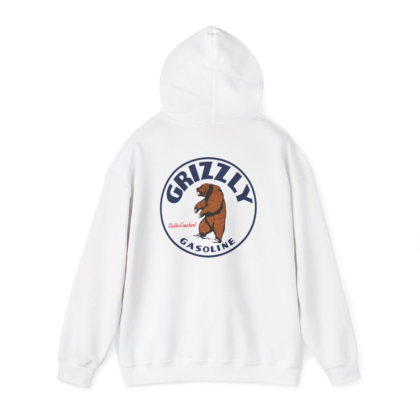 Grizzly Gasoline Logo Hoodie – Retro Bear Graphic Sweatshirt