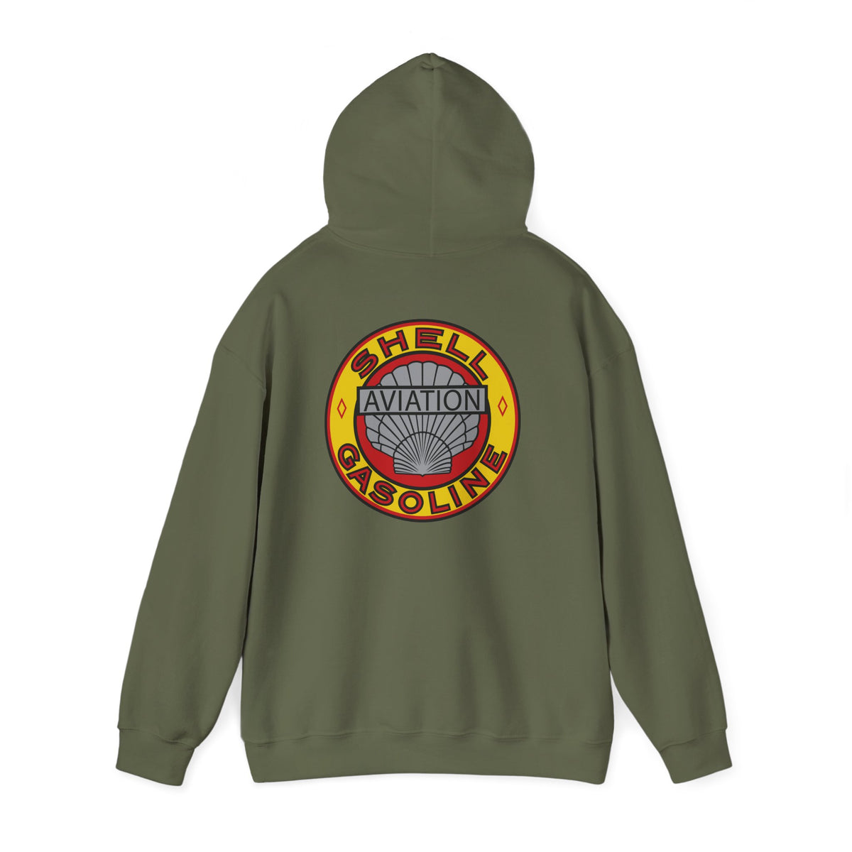 Shell Aviation Gasoline Hoodie — Vintage Petroliana | The Faded Label Co.