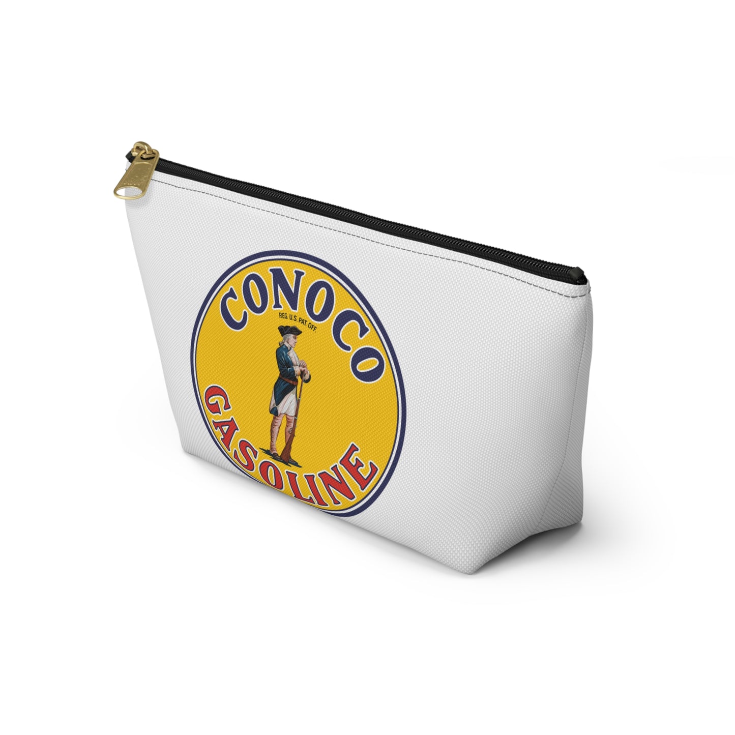Conoco Minute Man Accessory Pouch — Vintage Petroliana Gift | The Faded Label Co.