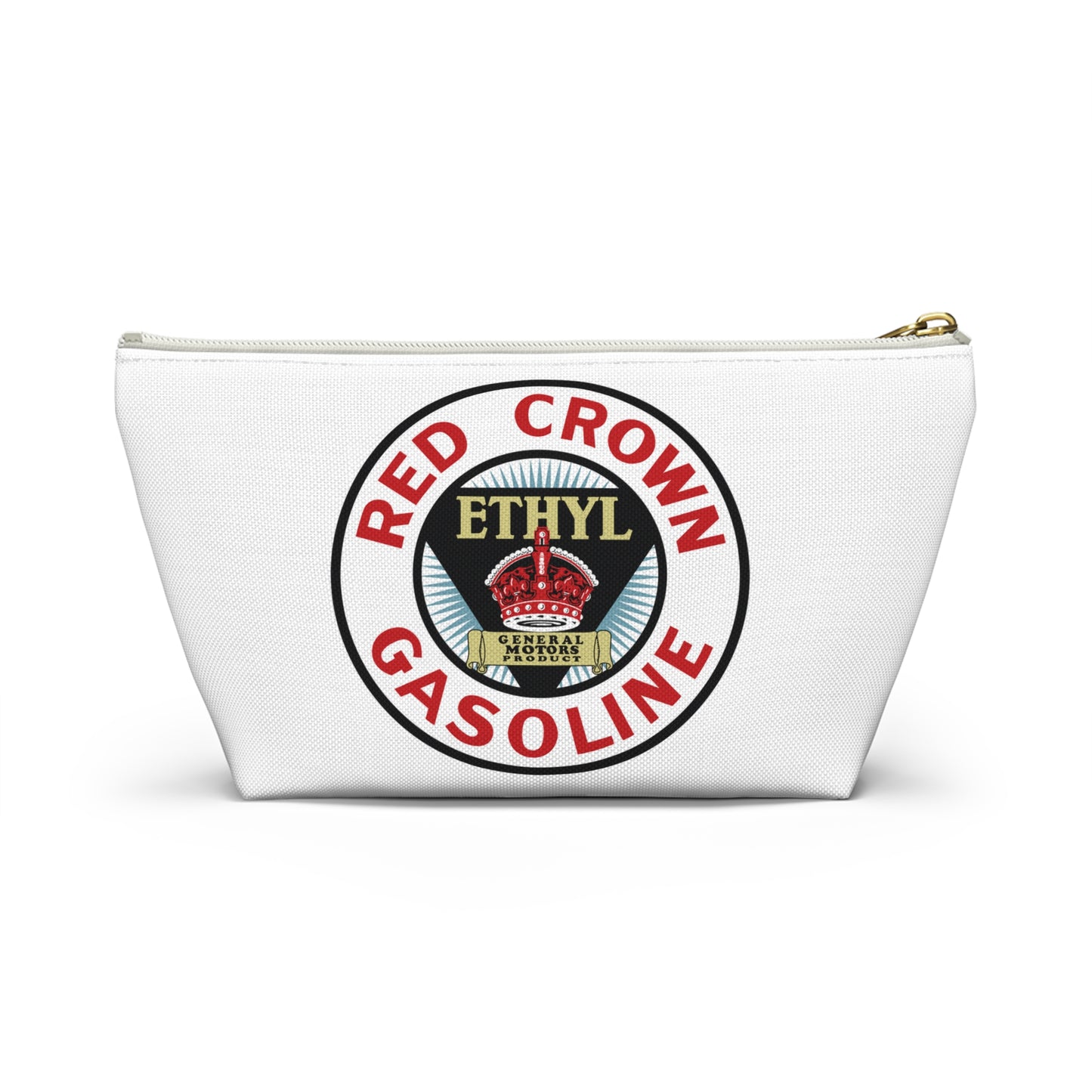 Red Crown Ethyl Accessory Pouch — Vintage Standard Oil Petroliana Gift | The Faded Label Co.