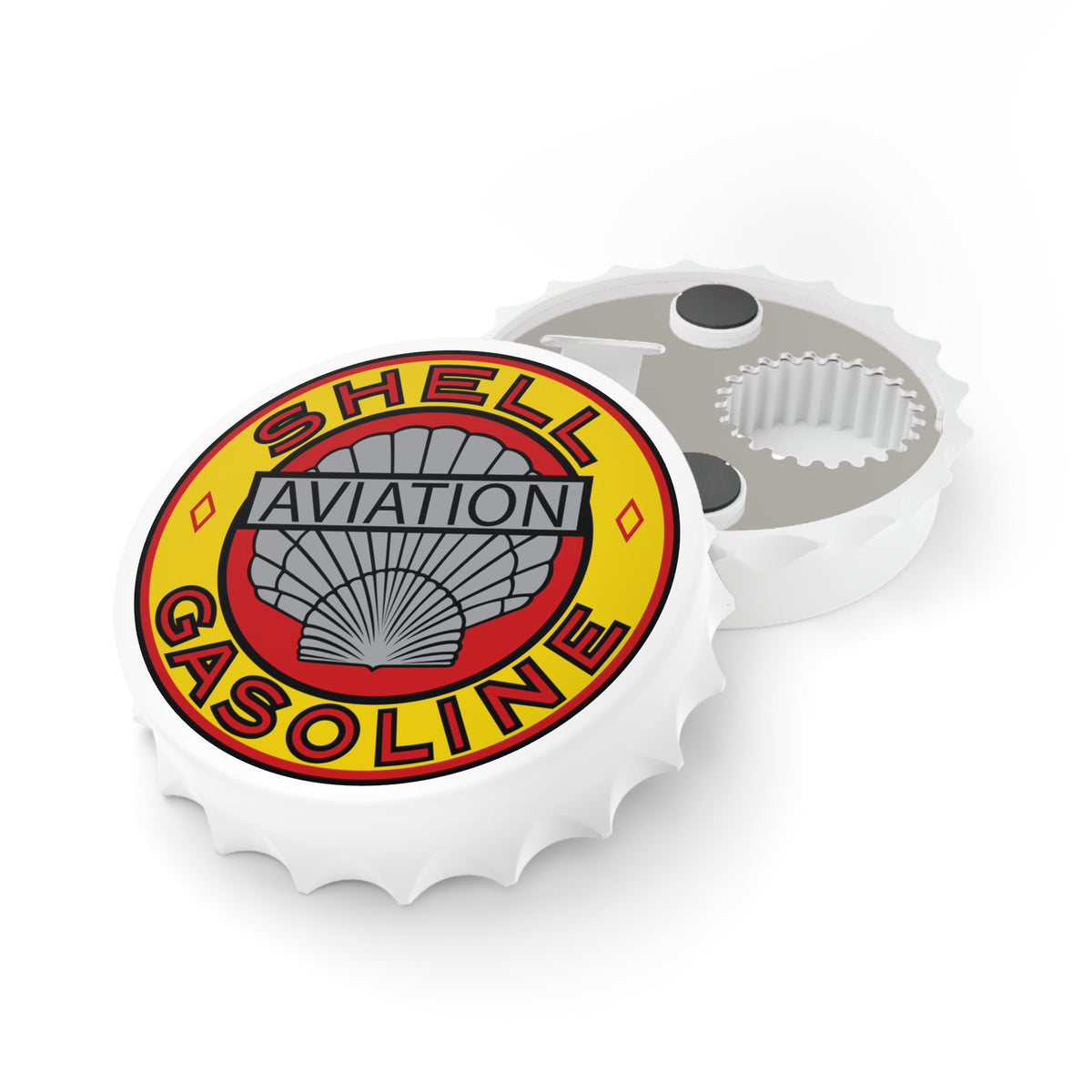 Shell Aviation Bottle Opener — Vintage Petroliana Gift | The Faded Label Co.