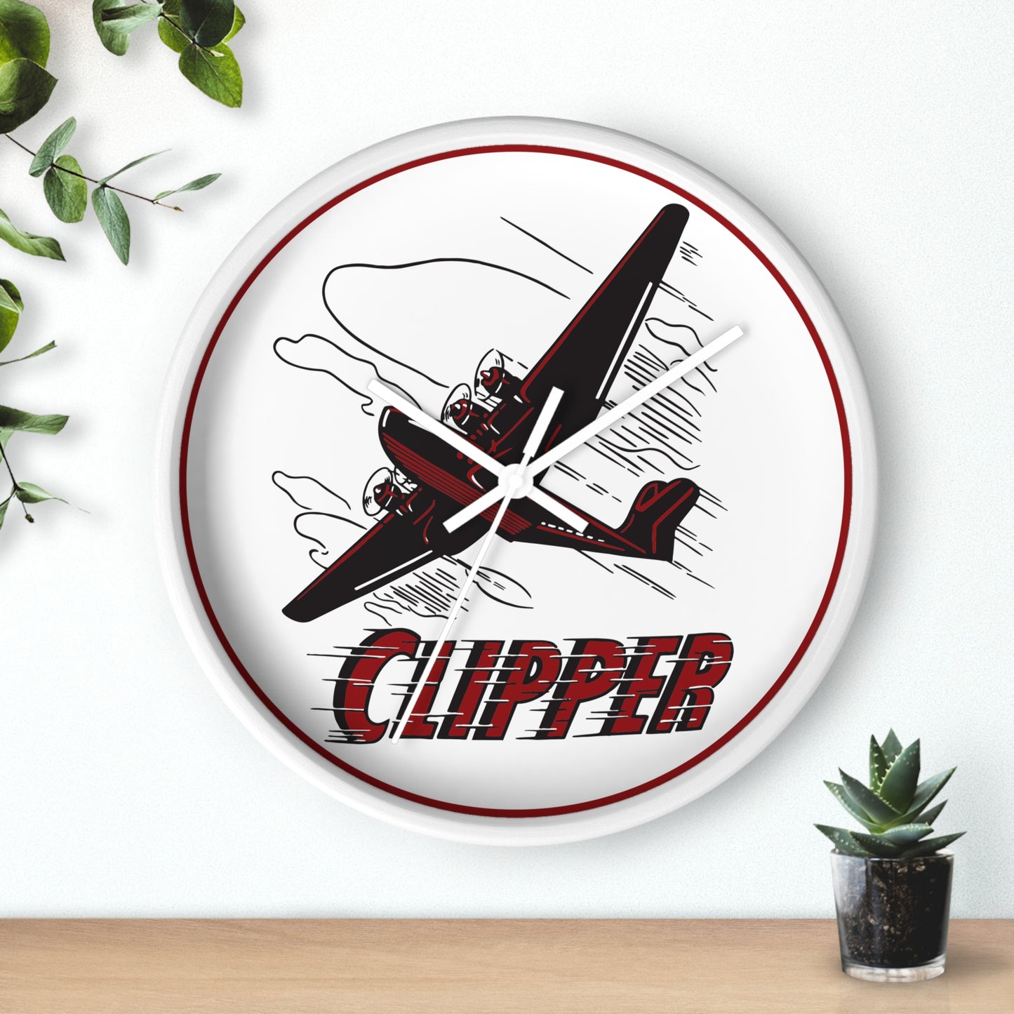Clipper Petroleum Wall Clock — Vintage Petroliana Gift | The Faded Label Co.