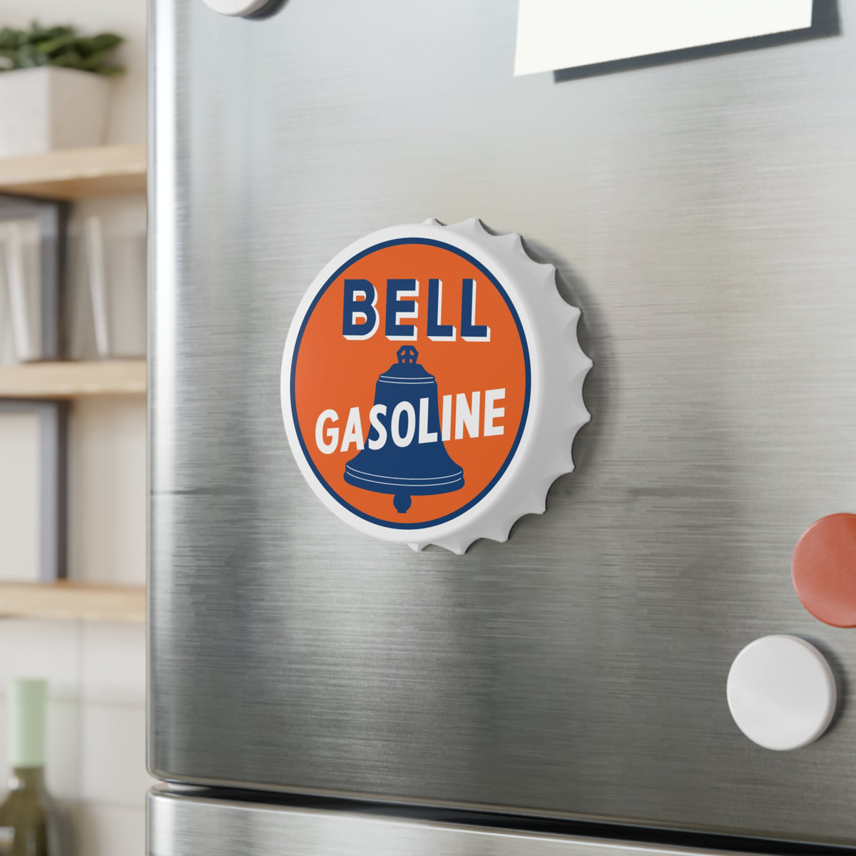Bell Gasoline Bottle Opener — Vintage Route 66 Petroliana Gift | The Faded Label Co.