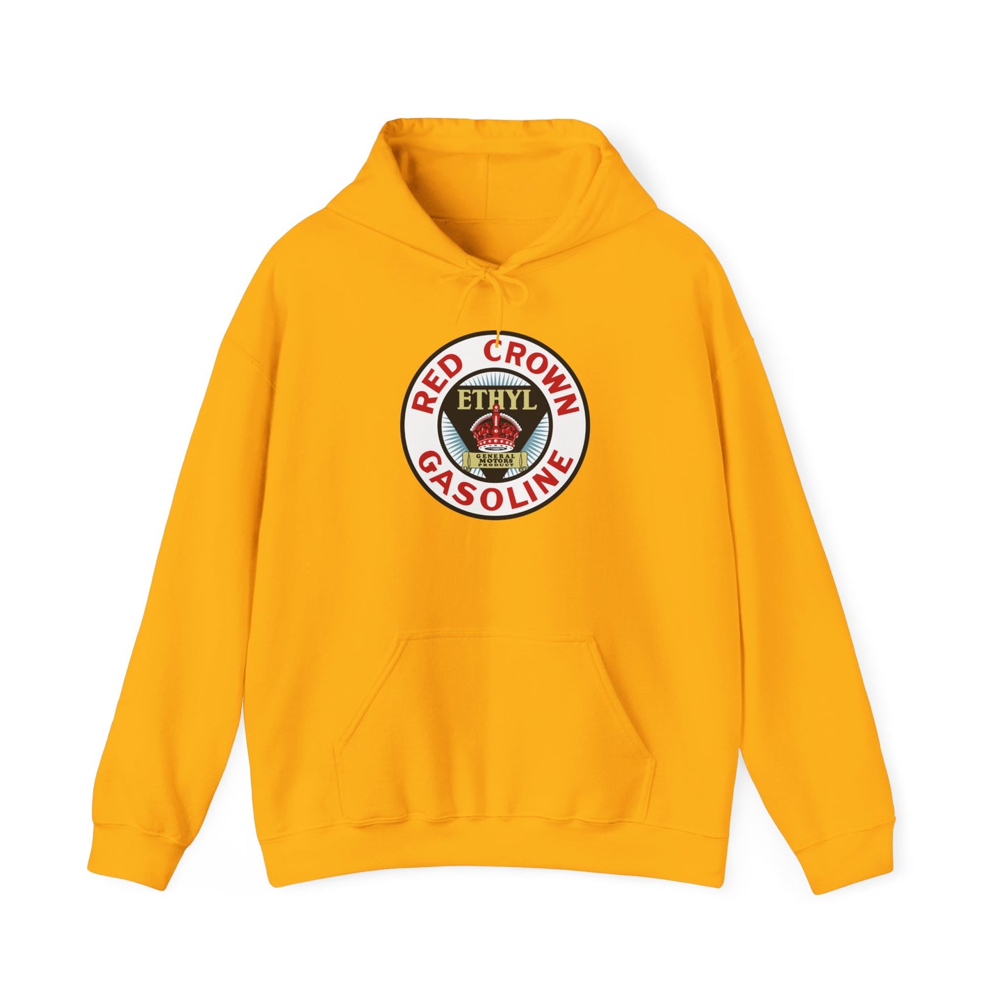 Red Crown Ethyl Hoodie — Vintage Antiknock Petroliana | The Faded Label Co.