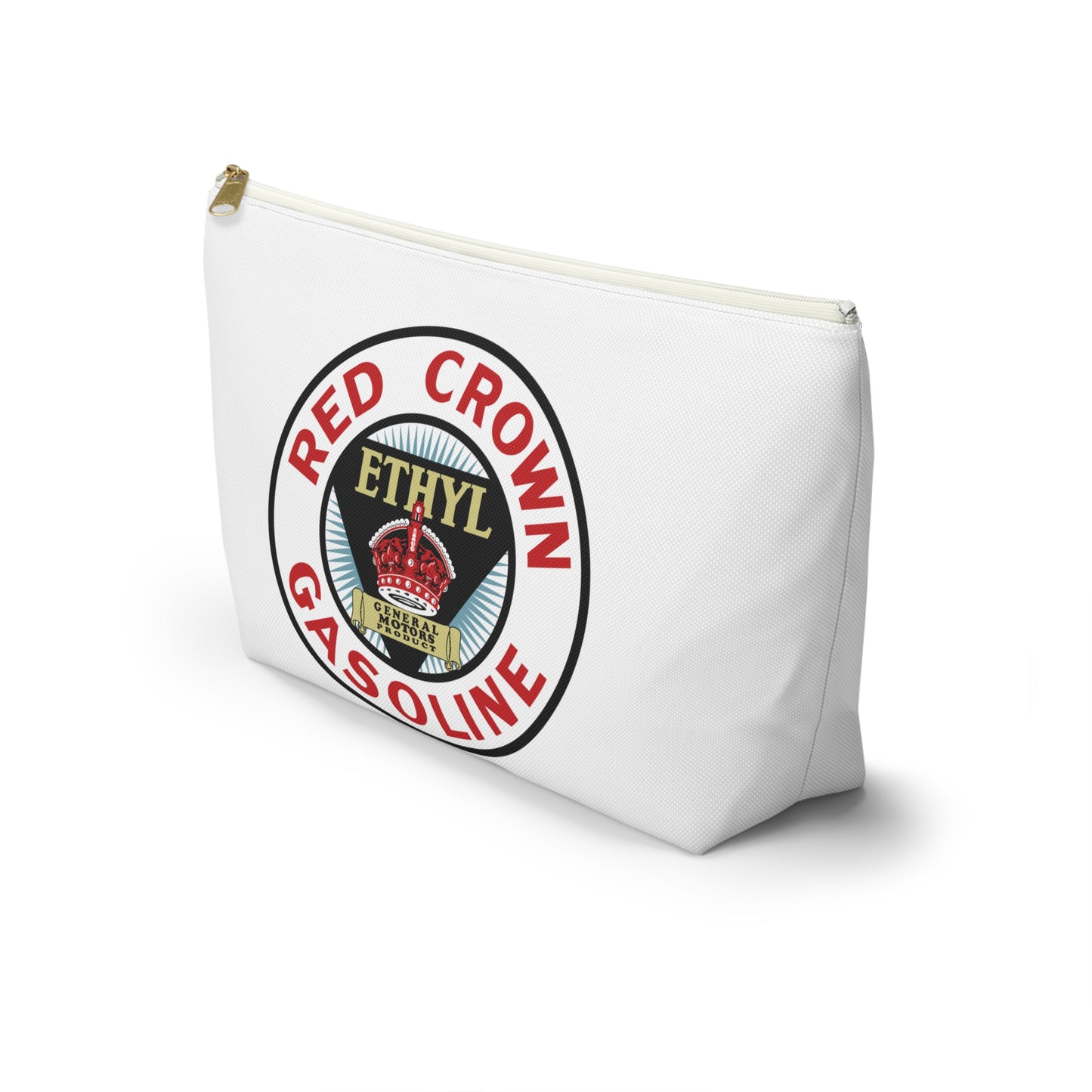 Red Crown Ethyl Accessory Pouch — Vintage Standard Oil Petroliana Gift | The Faded Label Co.