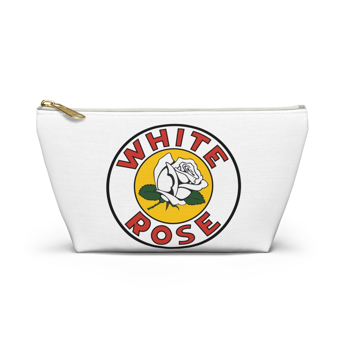 White Rose Gasoline Accessory Pouch — Vintage Canadian Petroliana Gift | The Faded Label Co.