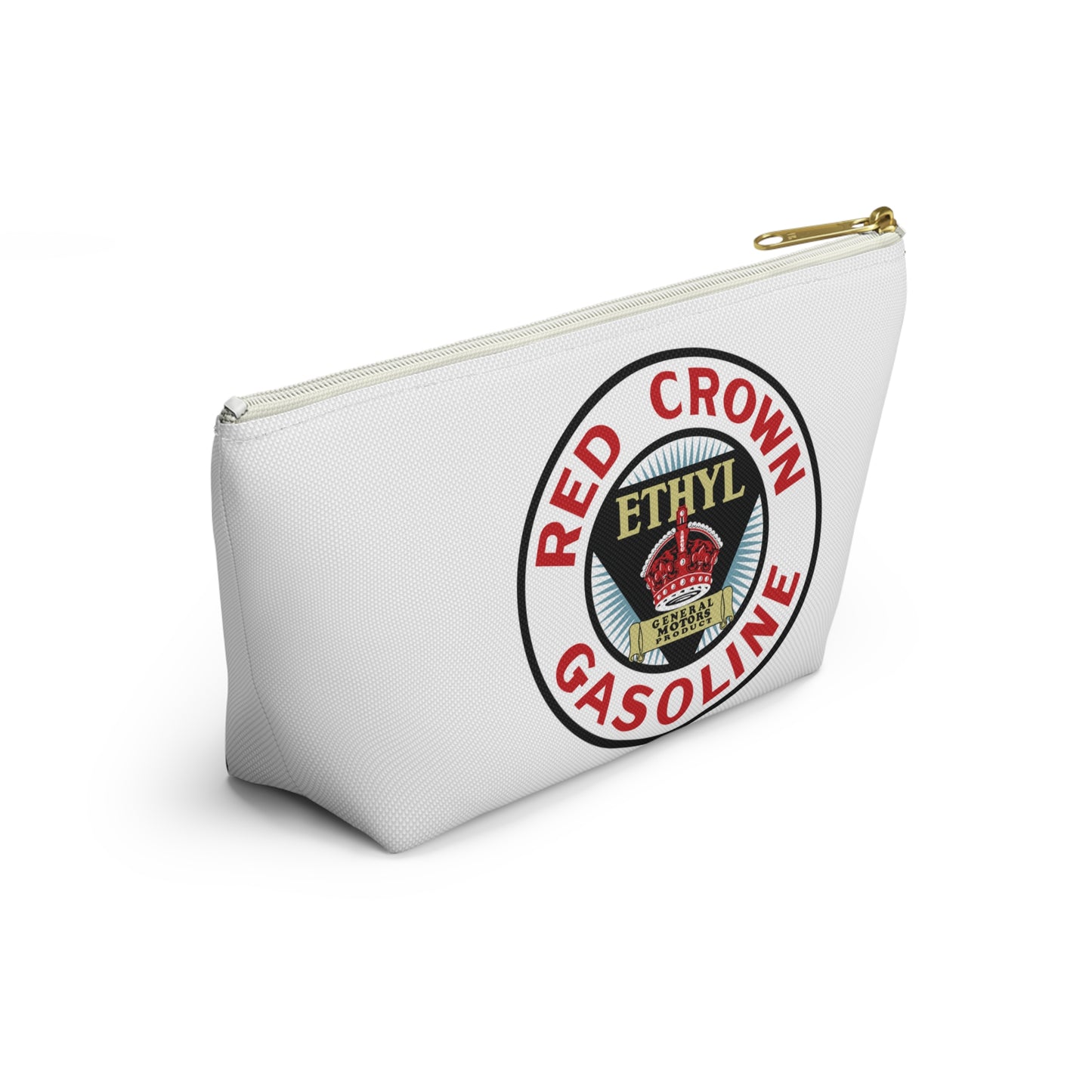 Red Crown Ethyl Accessory Pouch — Vintage Standard Oil Petroliana Gift | The Faded Label Co.