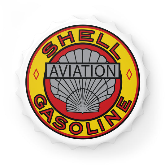 Shell Aviation bottle opener — vintage petroliana gift — The Faded Label Co.
