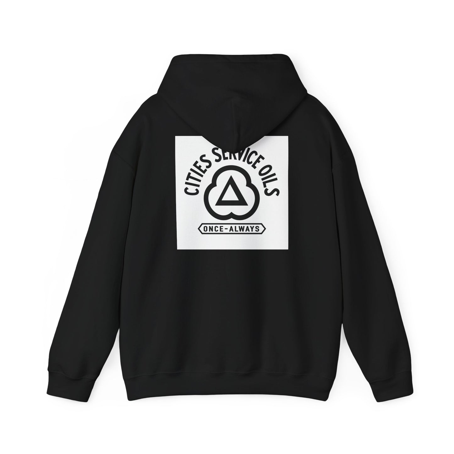 Cities Service Oils Logo Hoodie — 'Once & Always' Retro Gasoline Streetwear