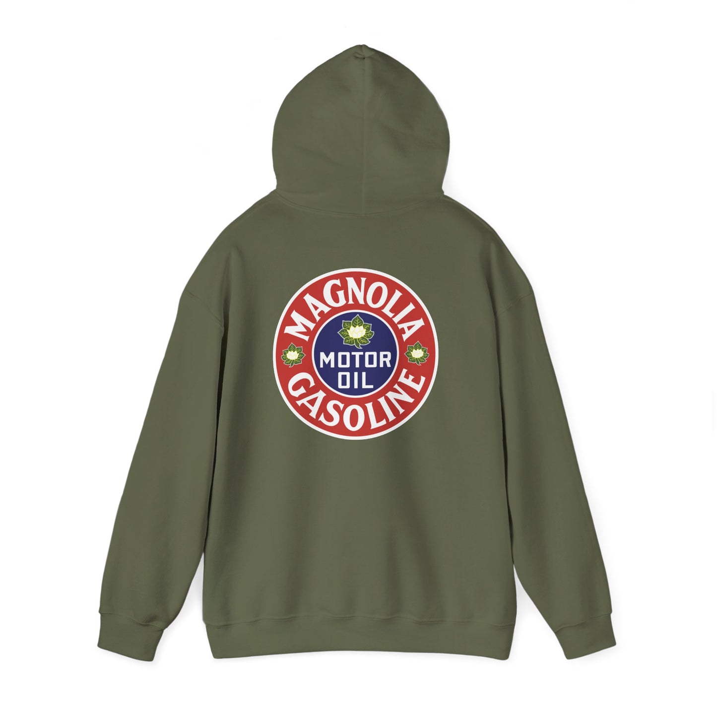 Magnolia Gasoline Motor Oil Retro Logo Hoodie