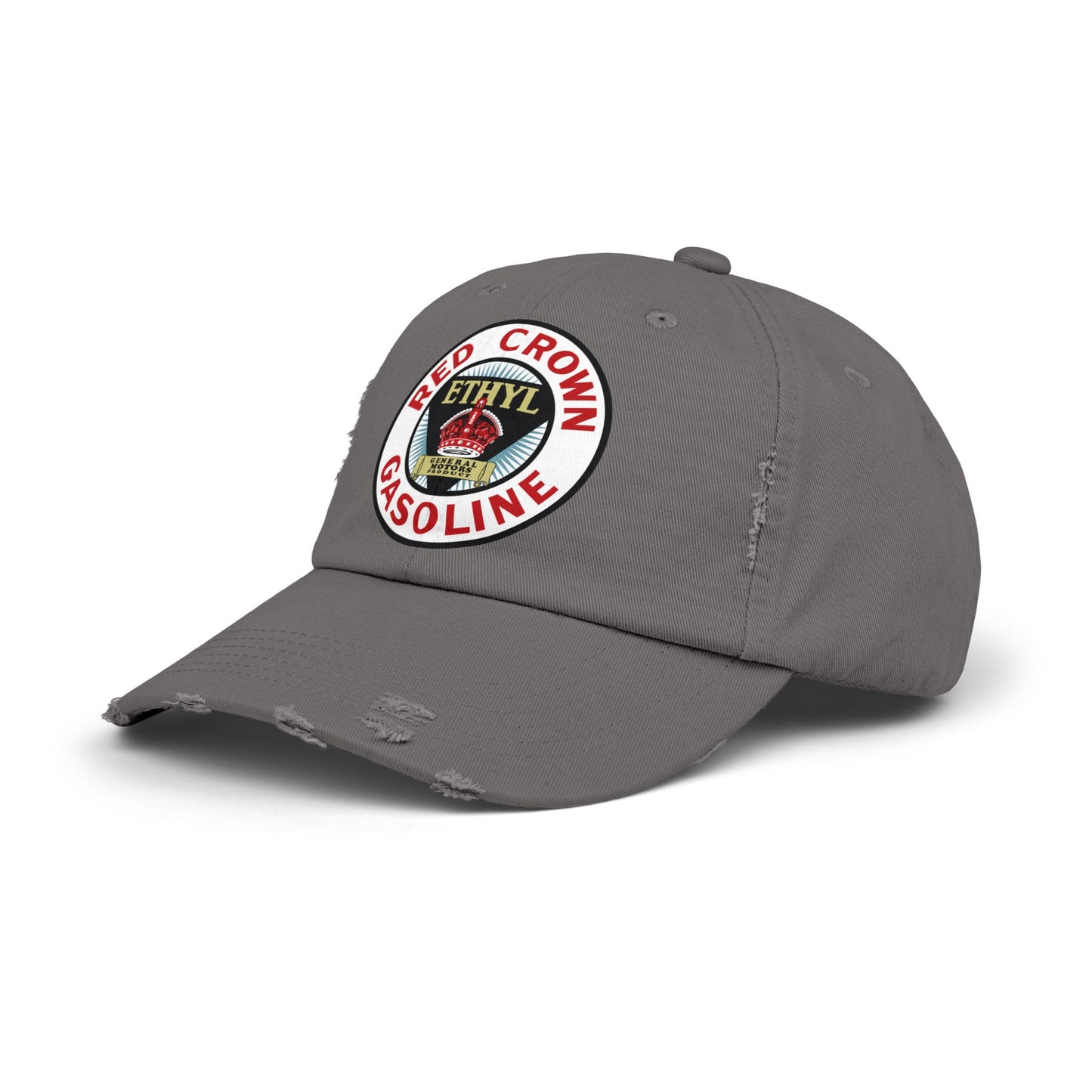 Red Crown Ethyl Distressed Cap — Vintage Standard Oil Petroliana Hat | The Faded Label Co.