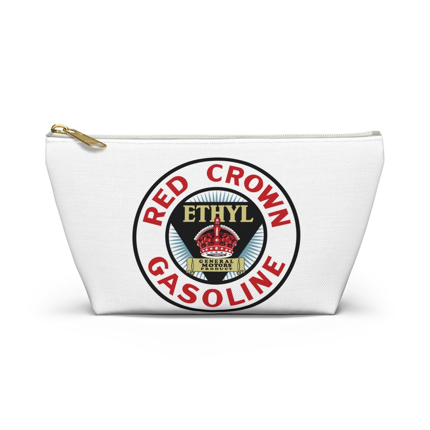 Red Crown Ethyl Accessory Pouch — Vintage Standard Oil Petroliana Gift | The Faded Label Co.