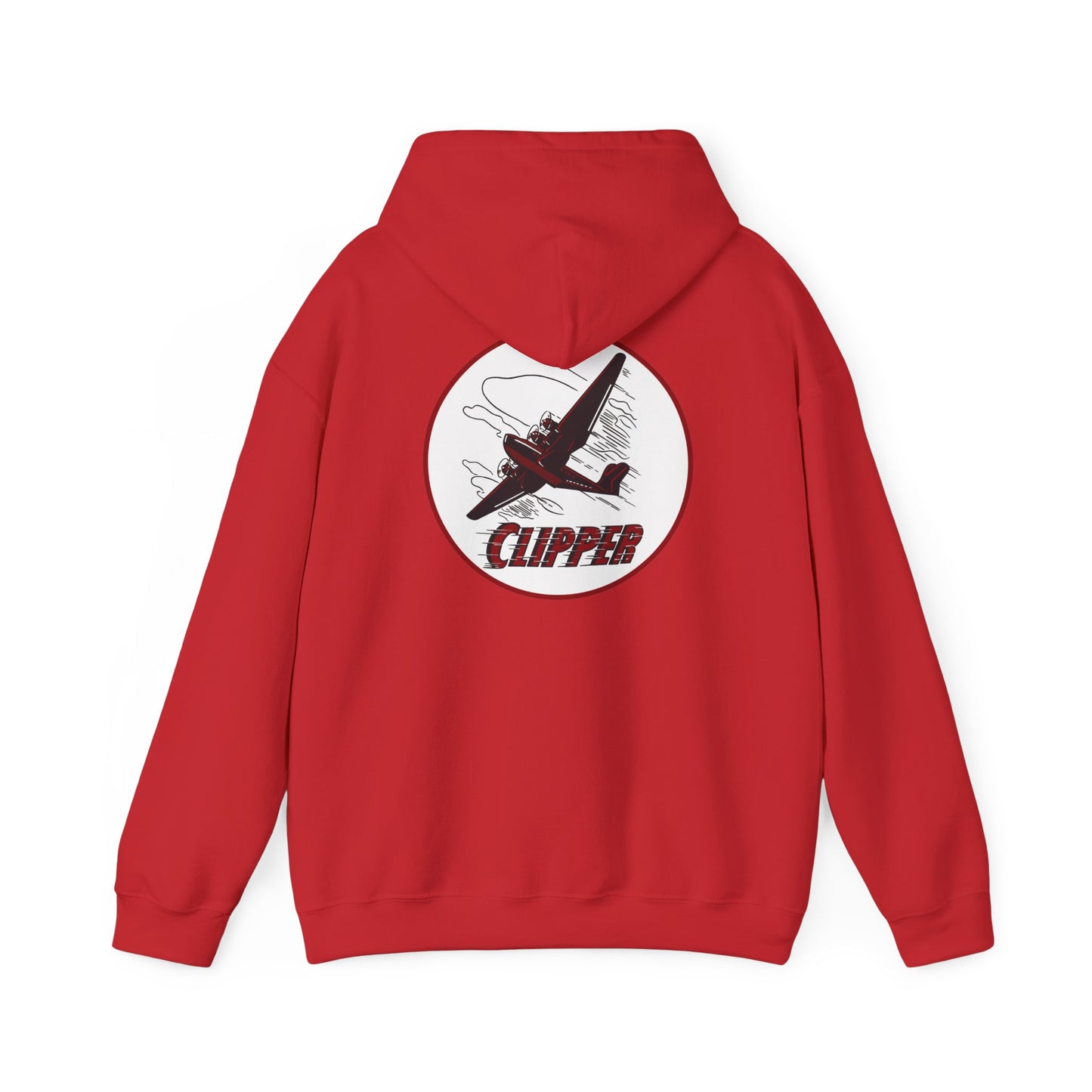 Aviation Clipper Hoodie – Vintage Plane Graphic Pullover