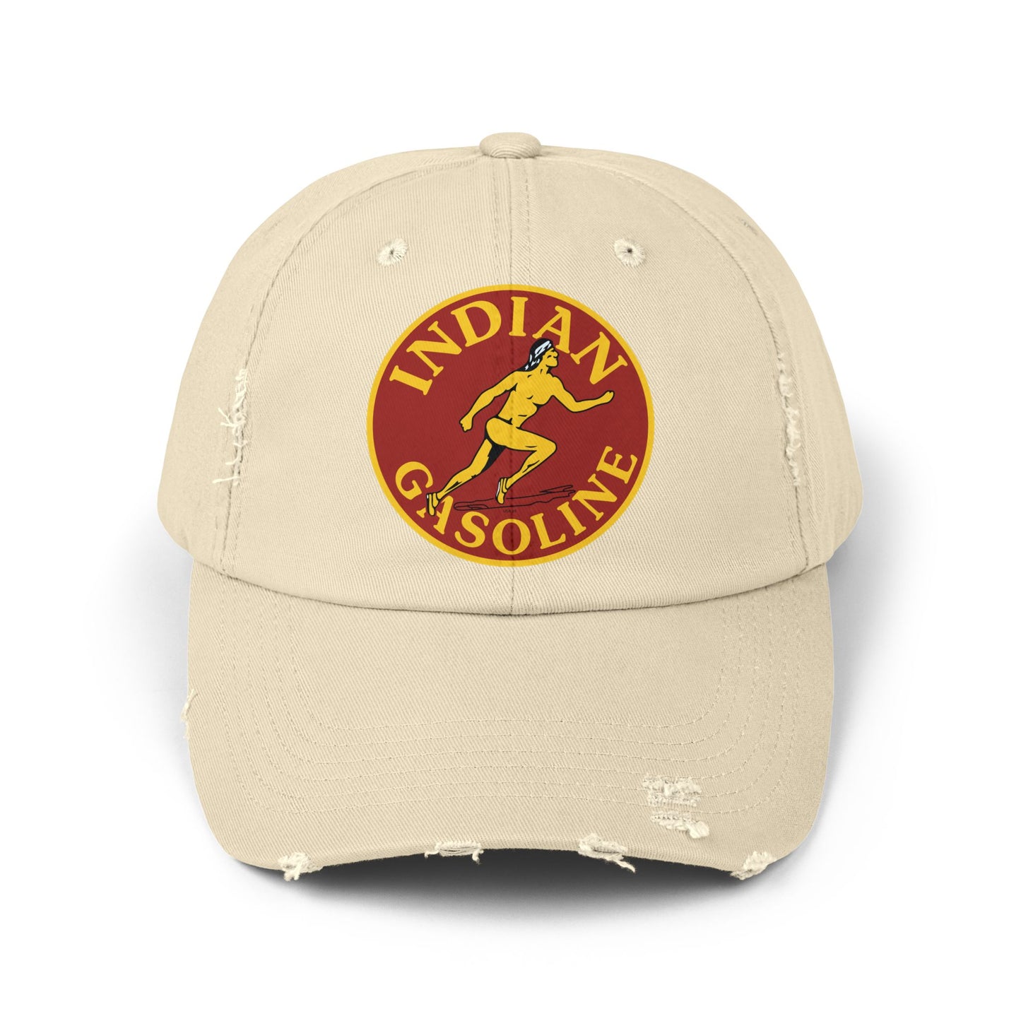 Indian Gasoline Distressed Cap — Vintage Petroliana Hat | The Faded Label Co.