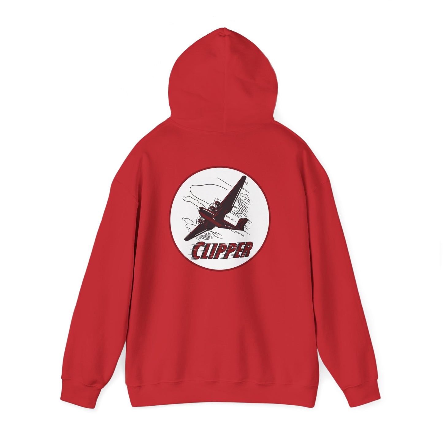 Aviation Clipper Hoodie – Vintage Plane Graphic Pullover