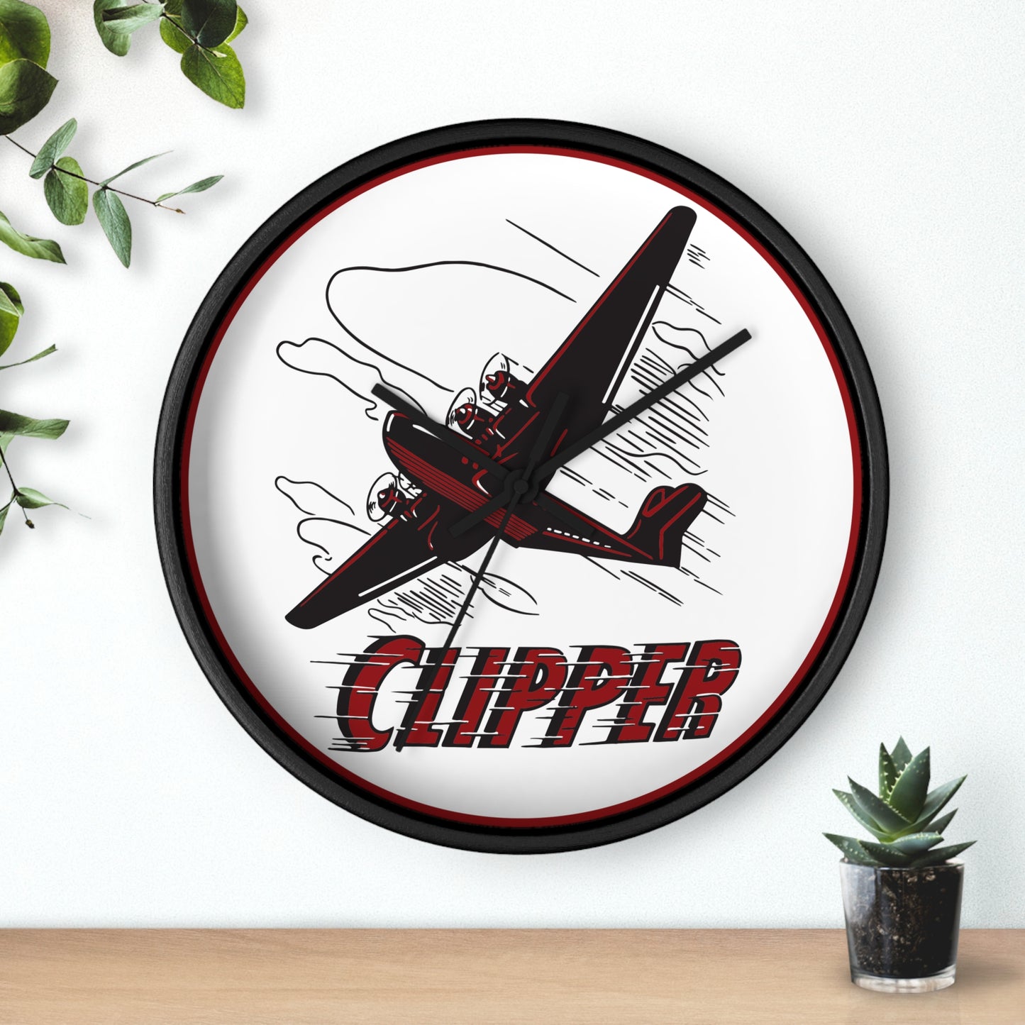 Clipper Petroleum Wall Clock — Vintage Petroliana Gift | The Faded Label Co.