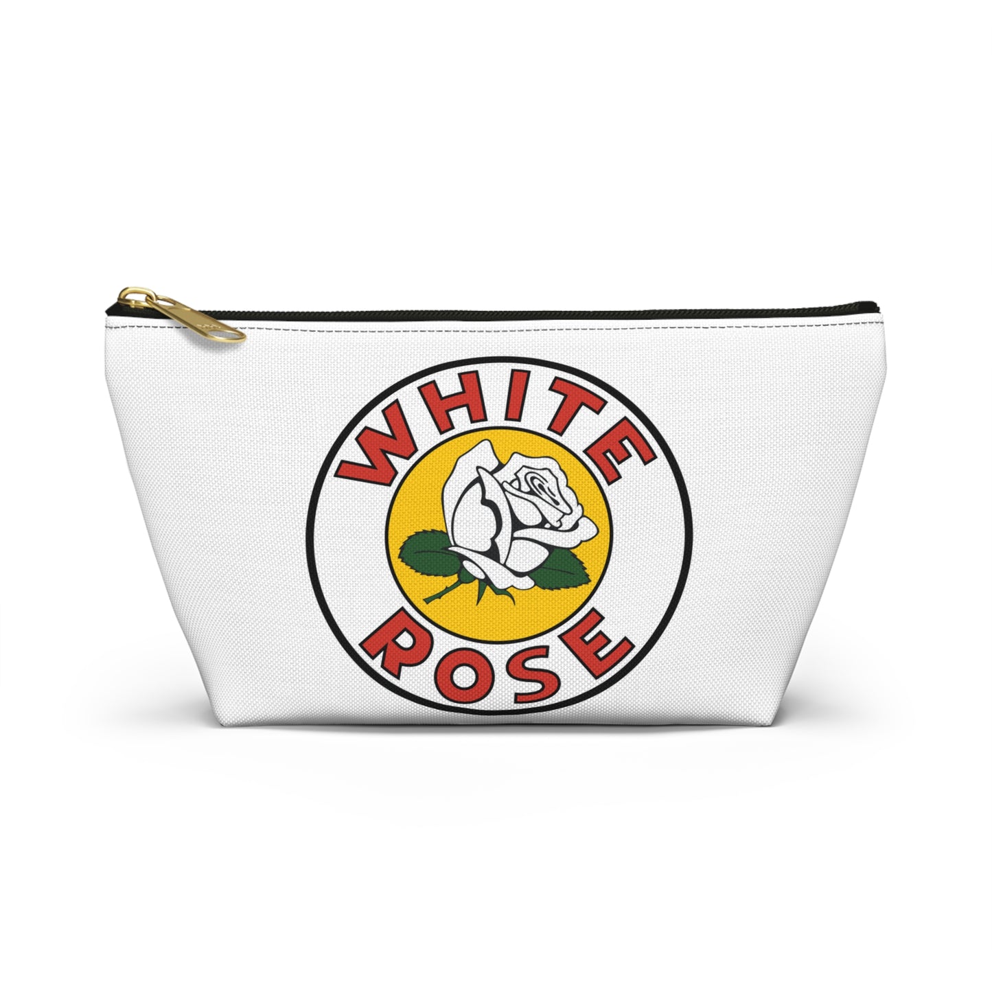 White Rose Gasoline Accessory Pouch — Vintage Canadian Petroliana Gift | The Faded Label Co.