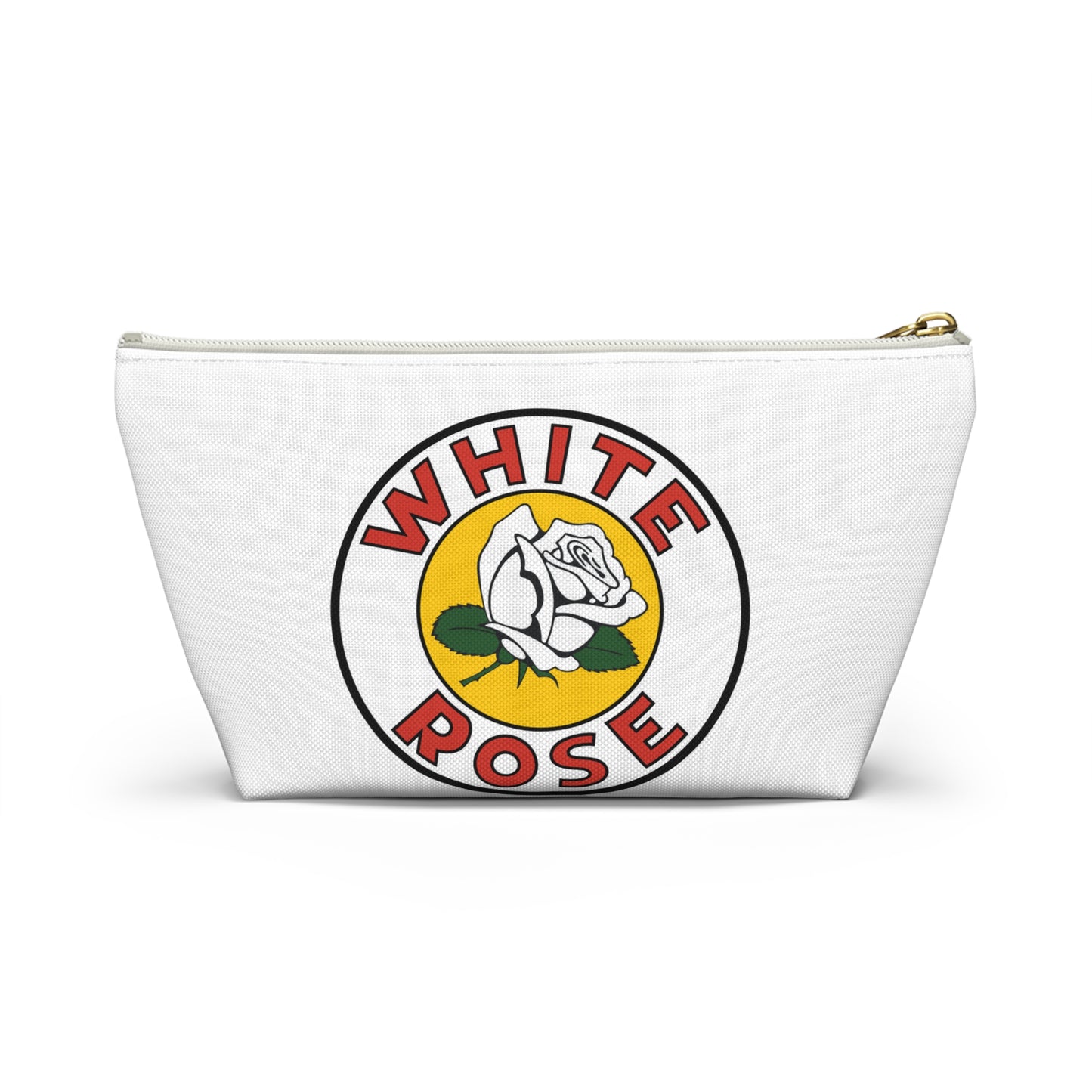 White Rose Gasoline Accessory Pouch — Vintage Canadian Petroliana Gift | The Faded Label Co.