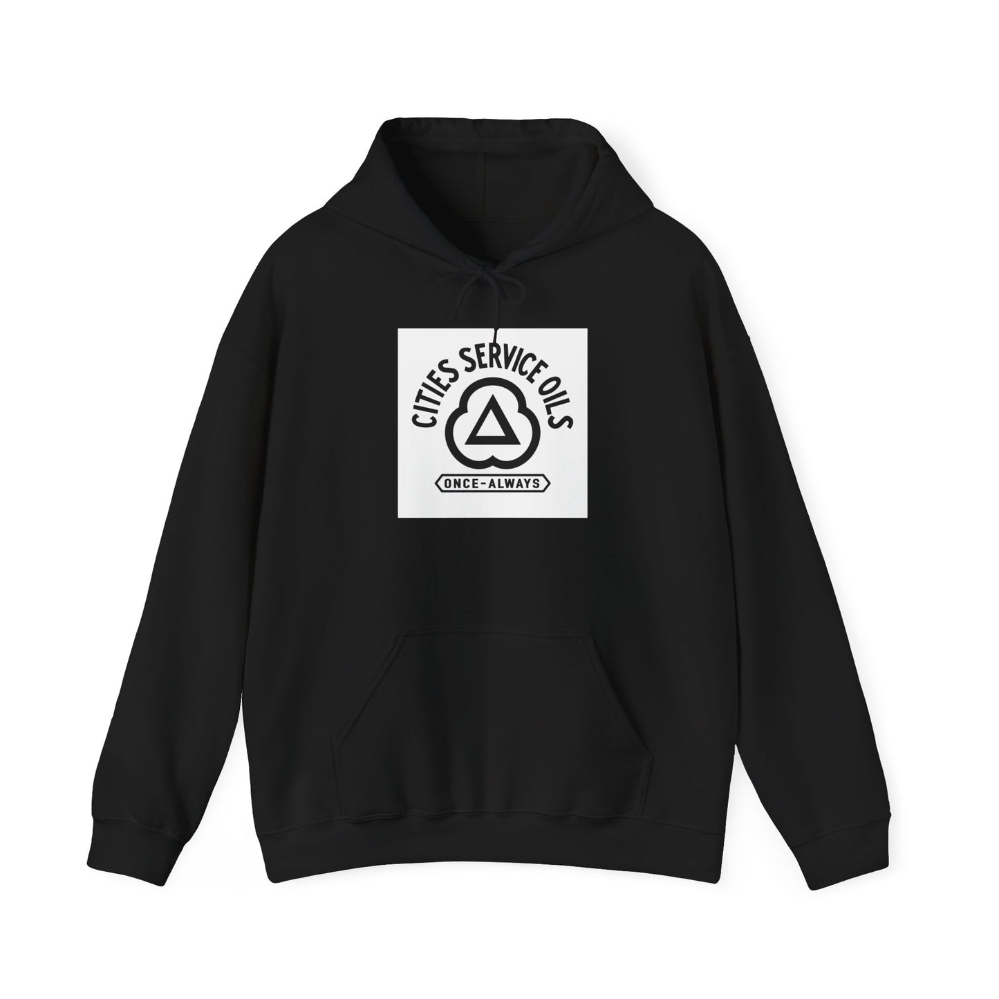 Cities Service Oils Logo Hoodie — 'Once & Always' Retro Gasoline Streetwear