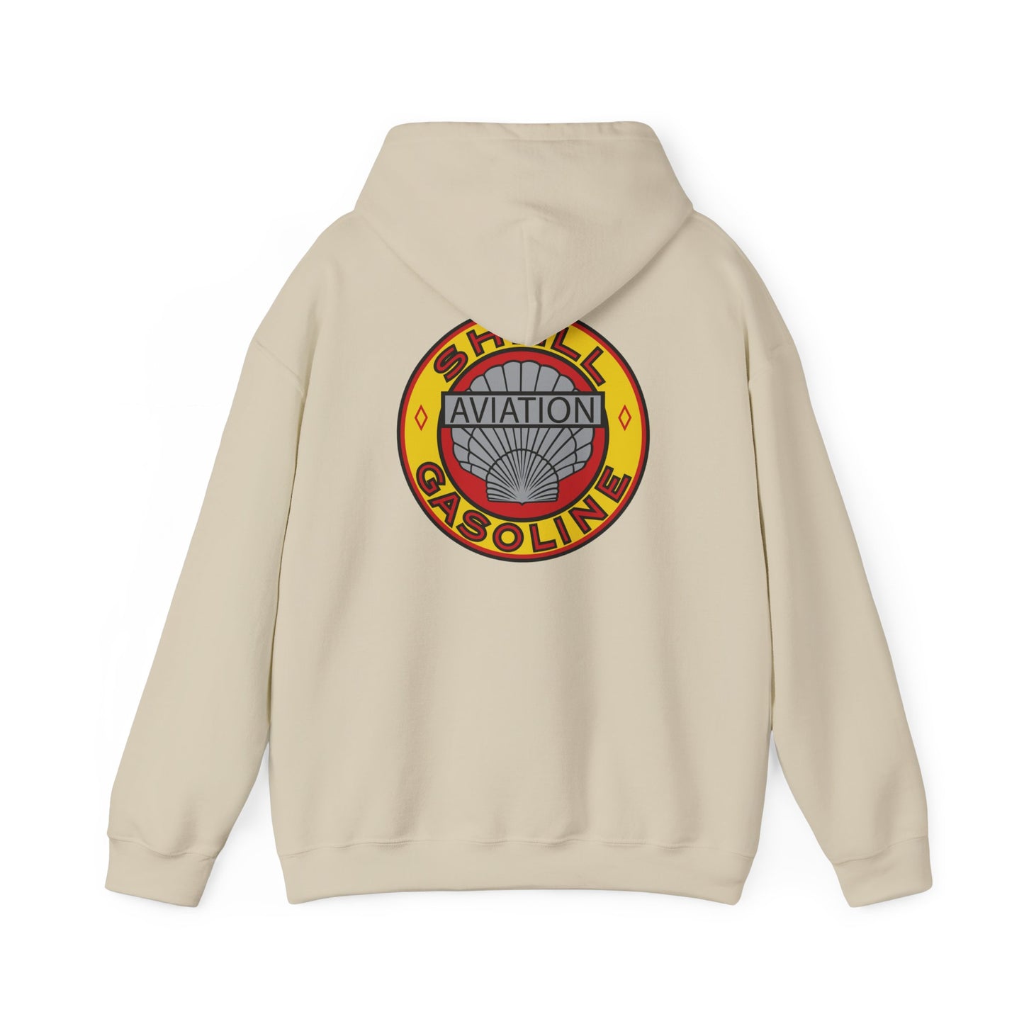 Aviation Shell Gasoline Vintage Logo Hoodie