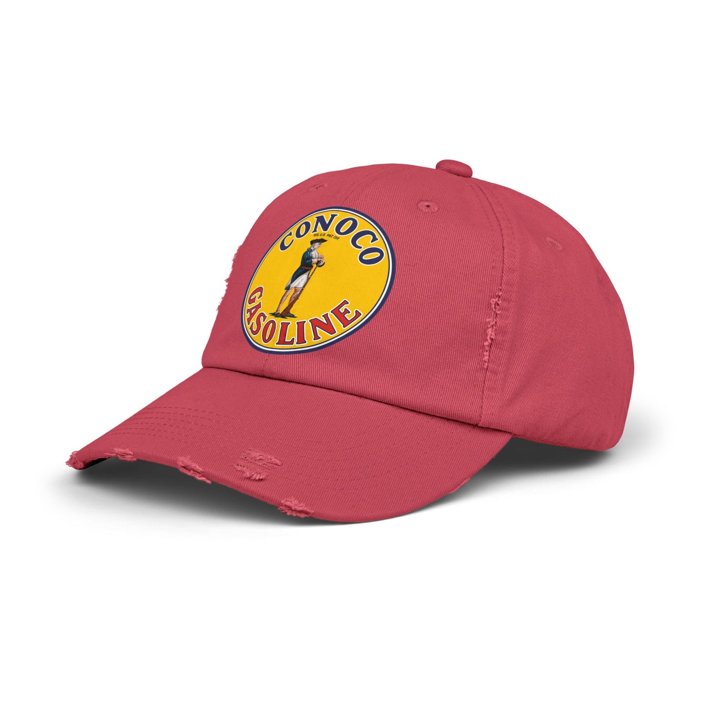 Conoco Minute Man Distressed Cap — Vintage Petroliana Hat | The Faded Label Co.