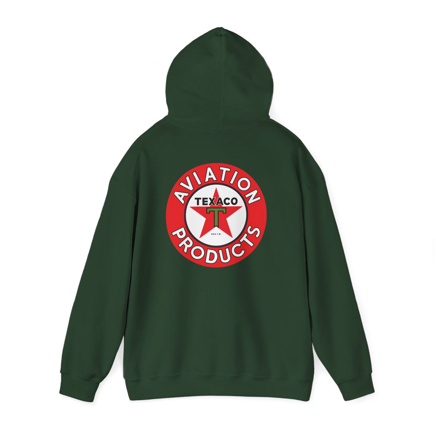 Texaco Aviation Products Hoodie — Vintage Aviation Logo Sweatshirt