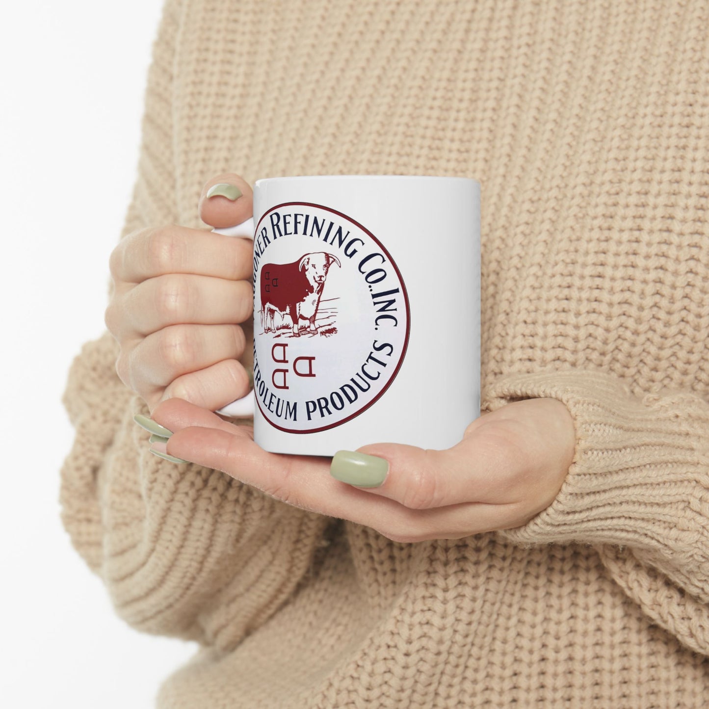 Waggoner Refining Co. Ceramic Mug — Vintage Texas Petroliana Gift | The Faded Label Co.