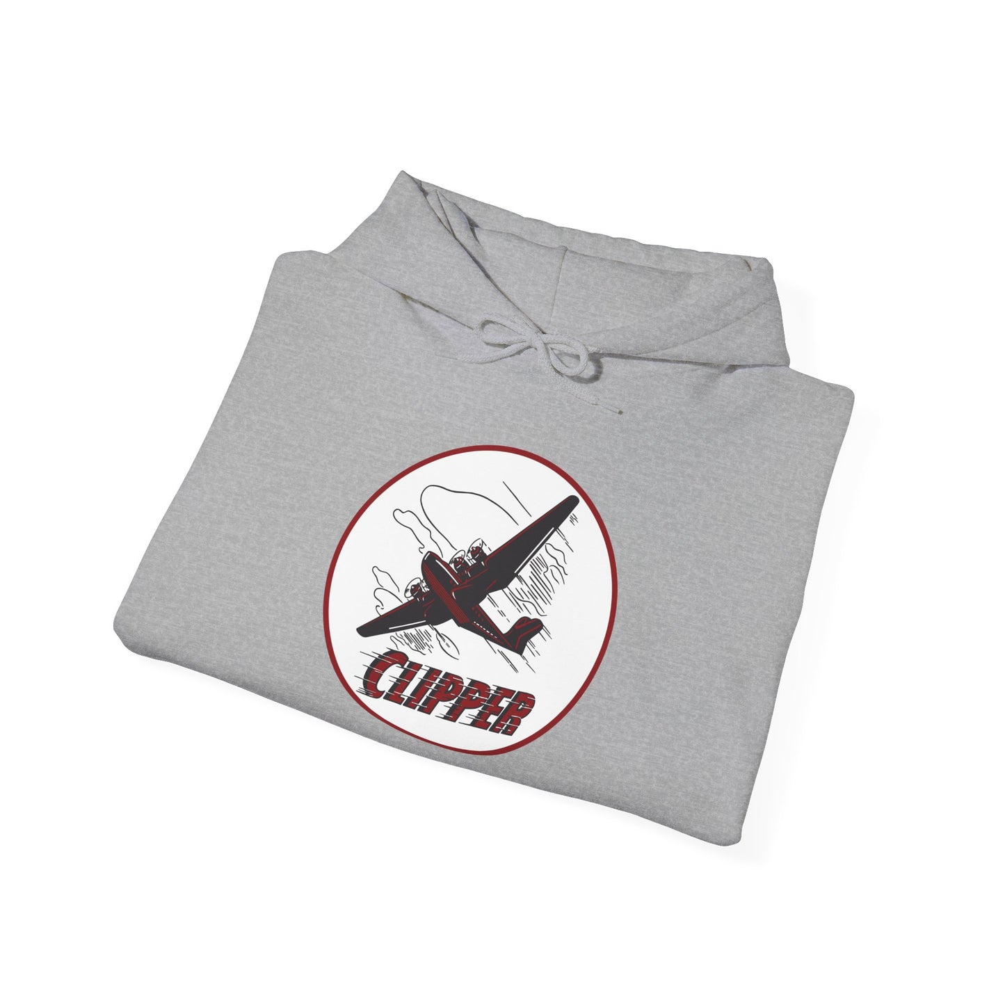 Aviation Clipper Hoodie – Vintage Plane Graphic Pullover