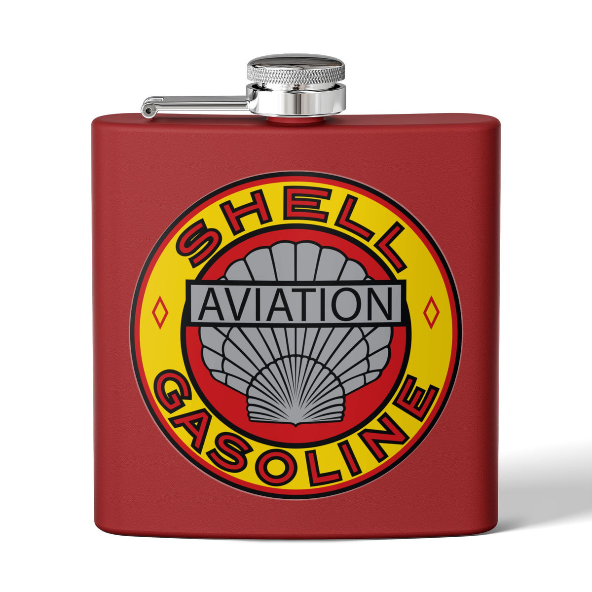 Shell Aviation Flask — Vintage Aviation Petroliana Gift | The Faded Label Co.