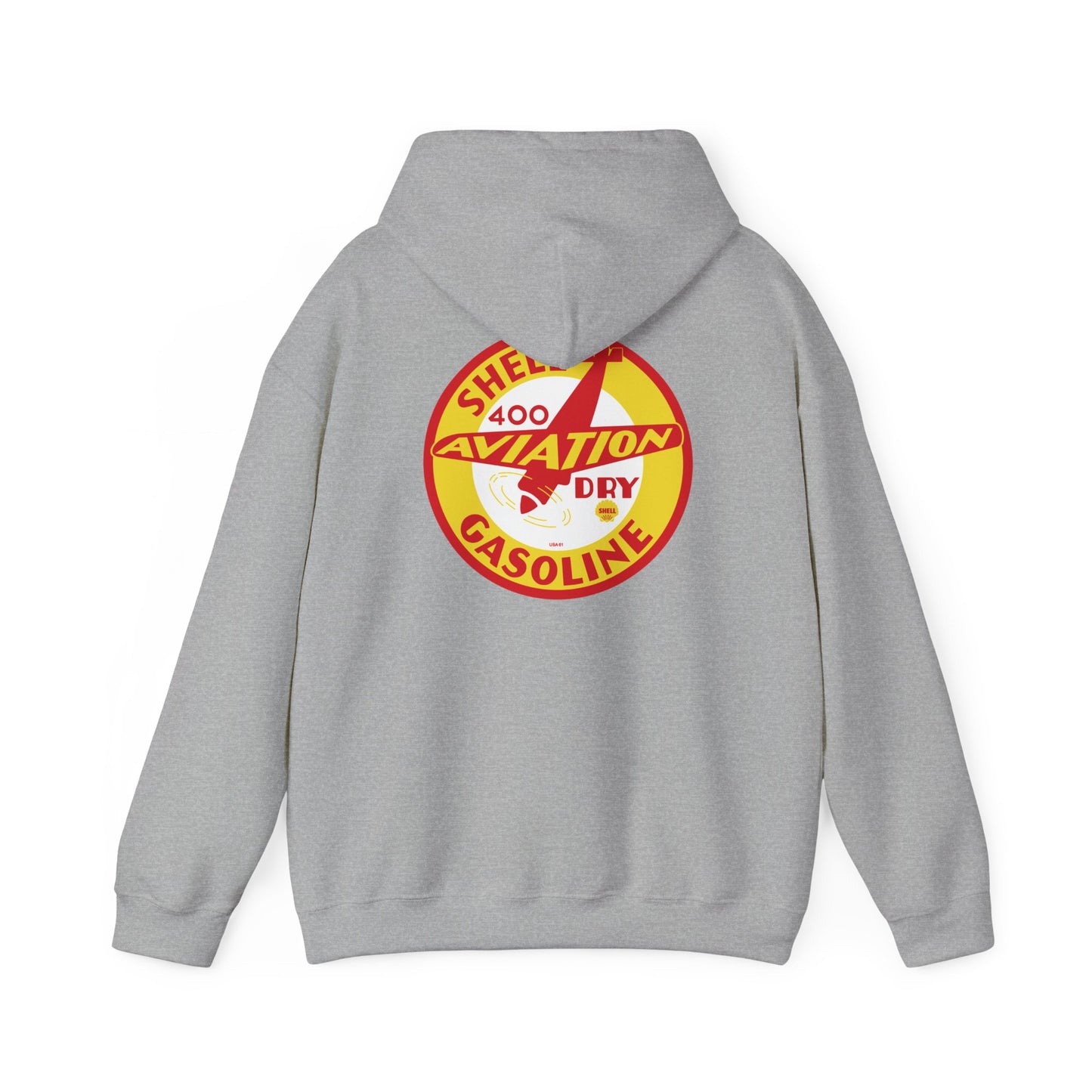 Shell 400 Aviation Gasoline Hoodie — Vintage  Logo Pullover