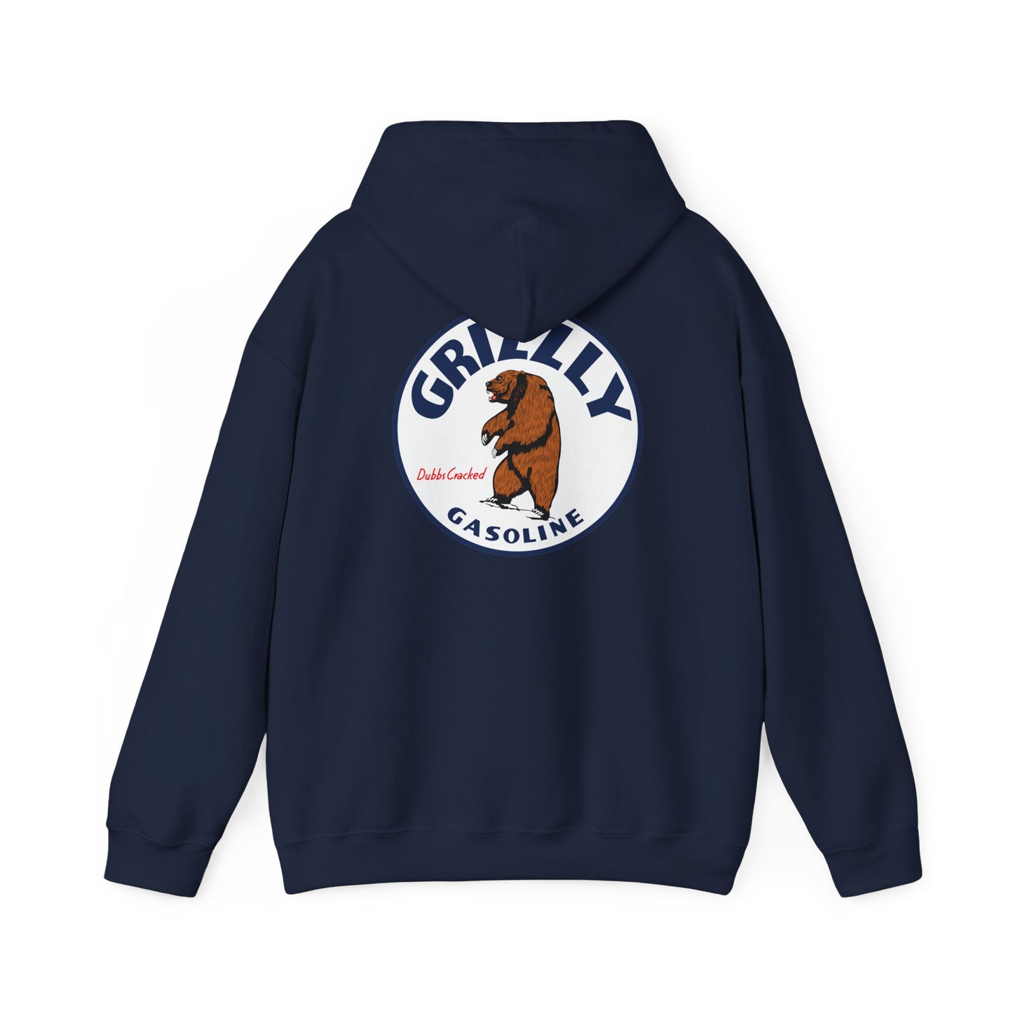 Grizzly Gasoline Logo Hoodie – Retro Bear Graphic Sweatshirt