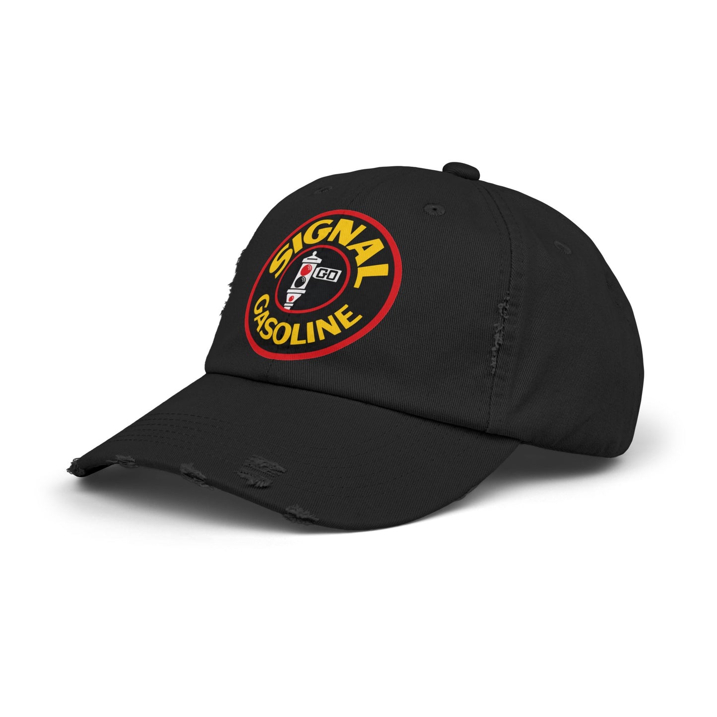 Signal Gasoline Distressed Cap – Vintage Gas Station Logo Hat