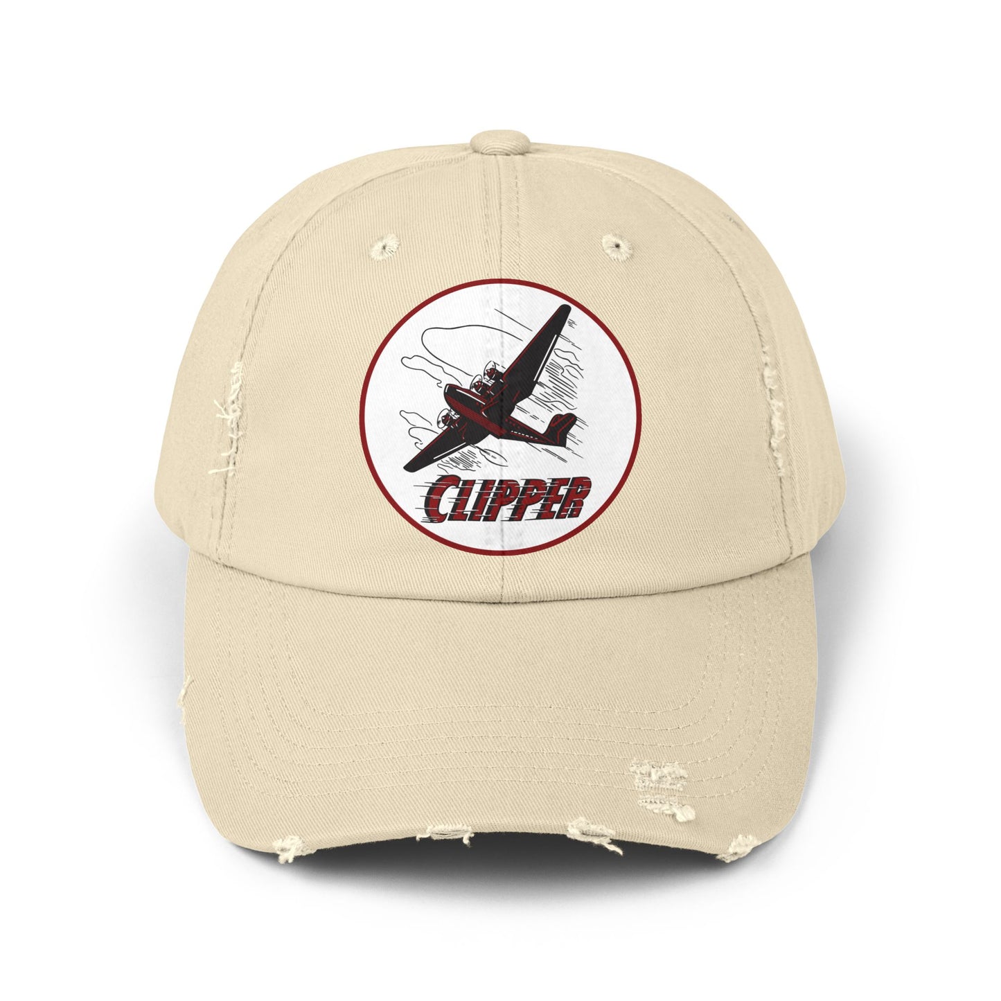 Clipper Petroleum distressed cap black — vintage petroliana hat — The Faded Label Co.