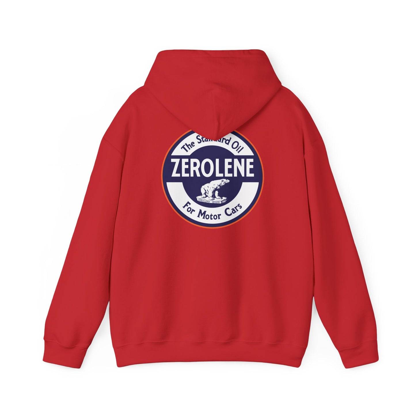 Zerolene Vintage Logo Hoodie — Retro Motor Oil Graphic Sweatshirt