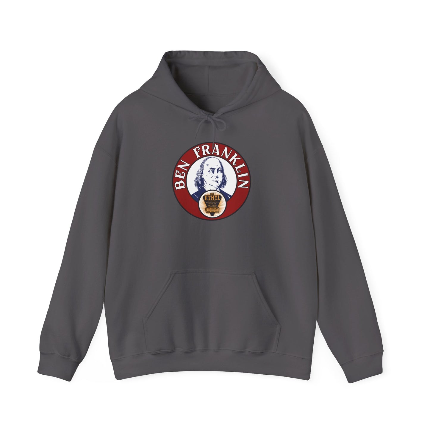 Ben Franklin ethyl Hoodie — Vintage Patriotic Americana Pullover