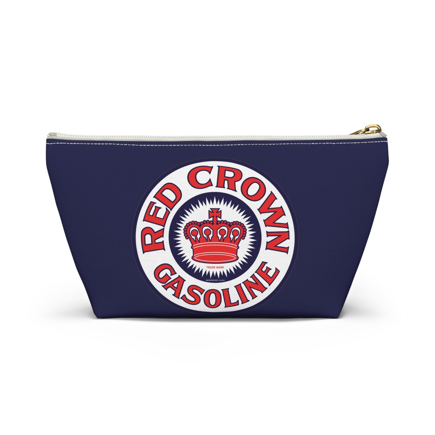 Red Crown Gasoline Accessory Pouch — Vintage Standard Oil Petroliana Gift | The Faded Label Co.