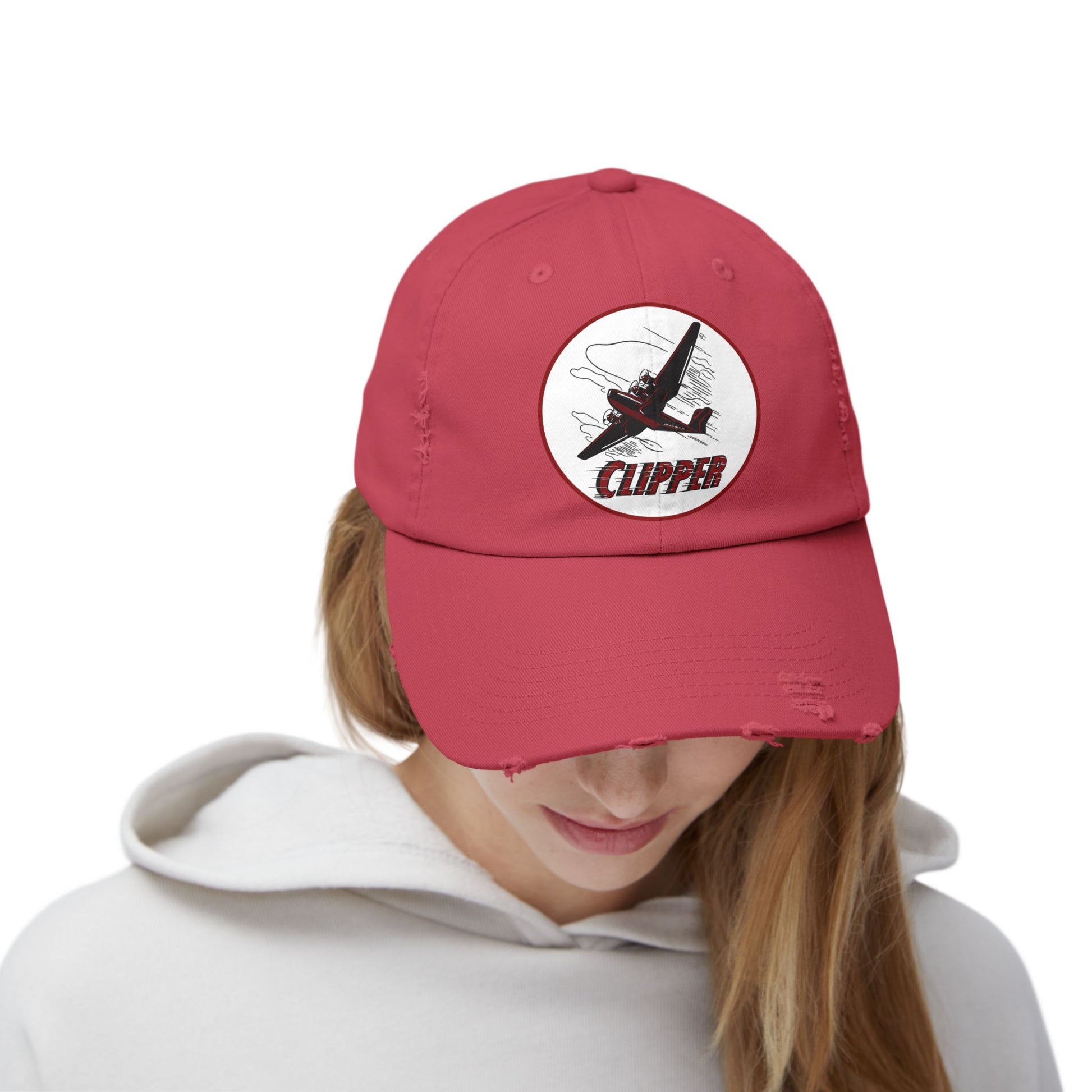 Clipper Petroleum distressed cap worn — vintage petroliana collector hat — The Faded Label Co.