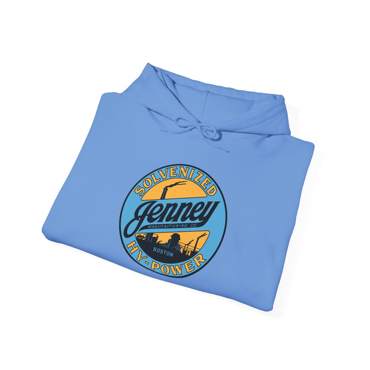Jenney Hy-Power Hoodie — Vintage Boston Petroliana | The Faded Label Co.