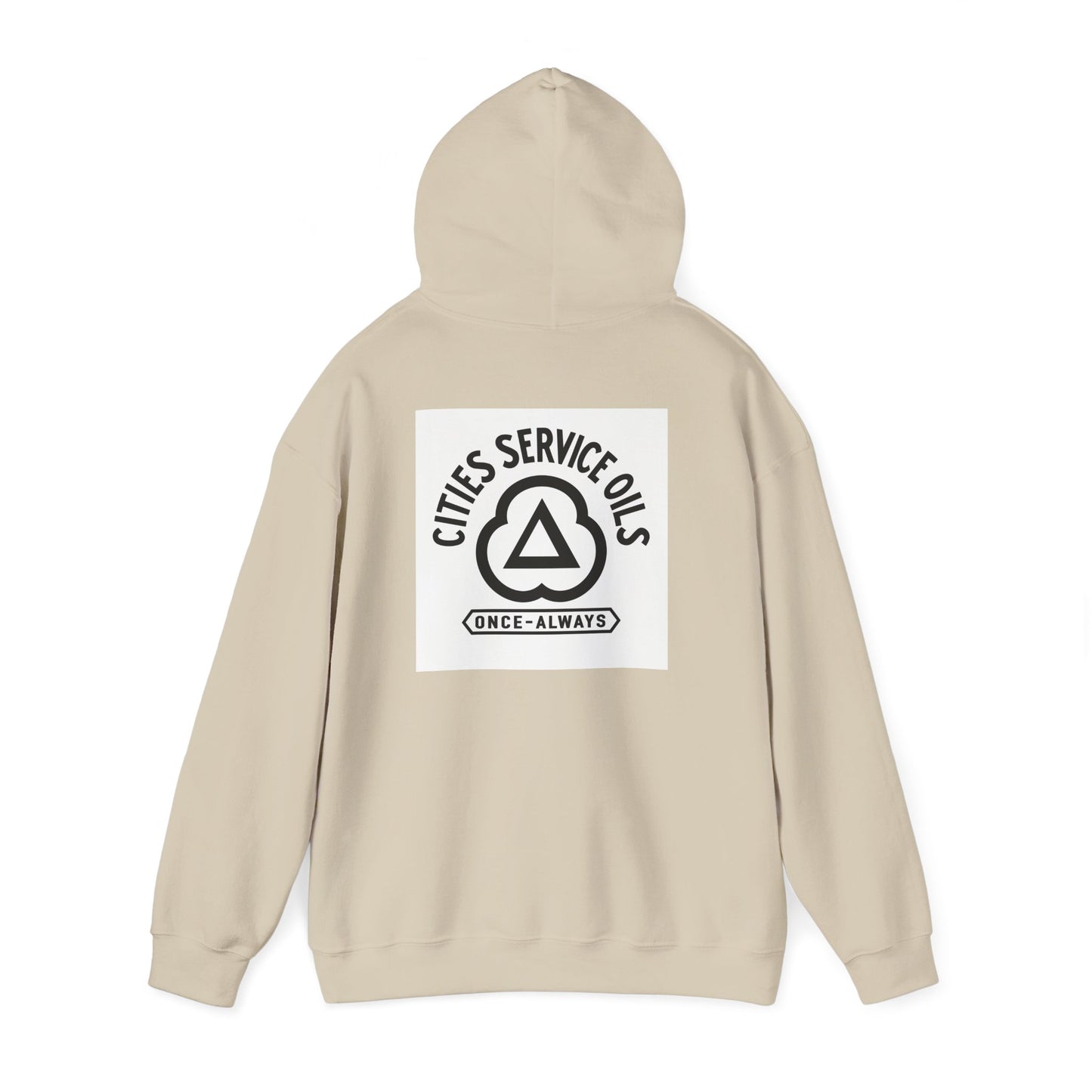 Cities Service Oils Logo Hoodie — 'Once & Always' Retro Gasoline Streetwear