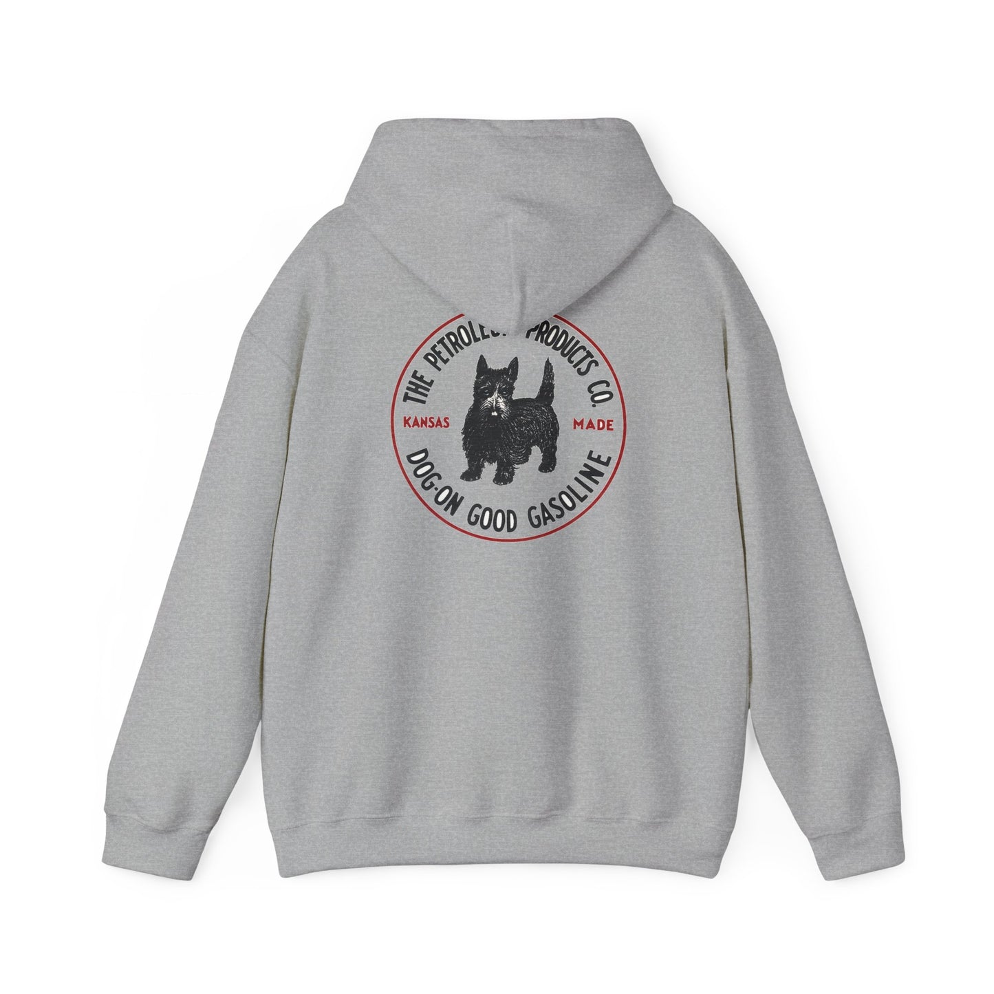 "Dog On Good GasolinScottie Dog Logo Hoodie — e" Vintage-Inspired Sweatshirt