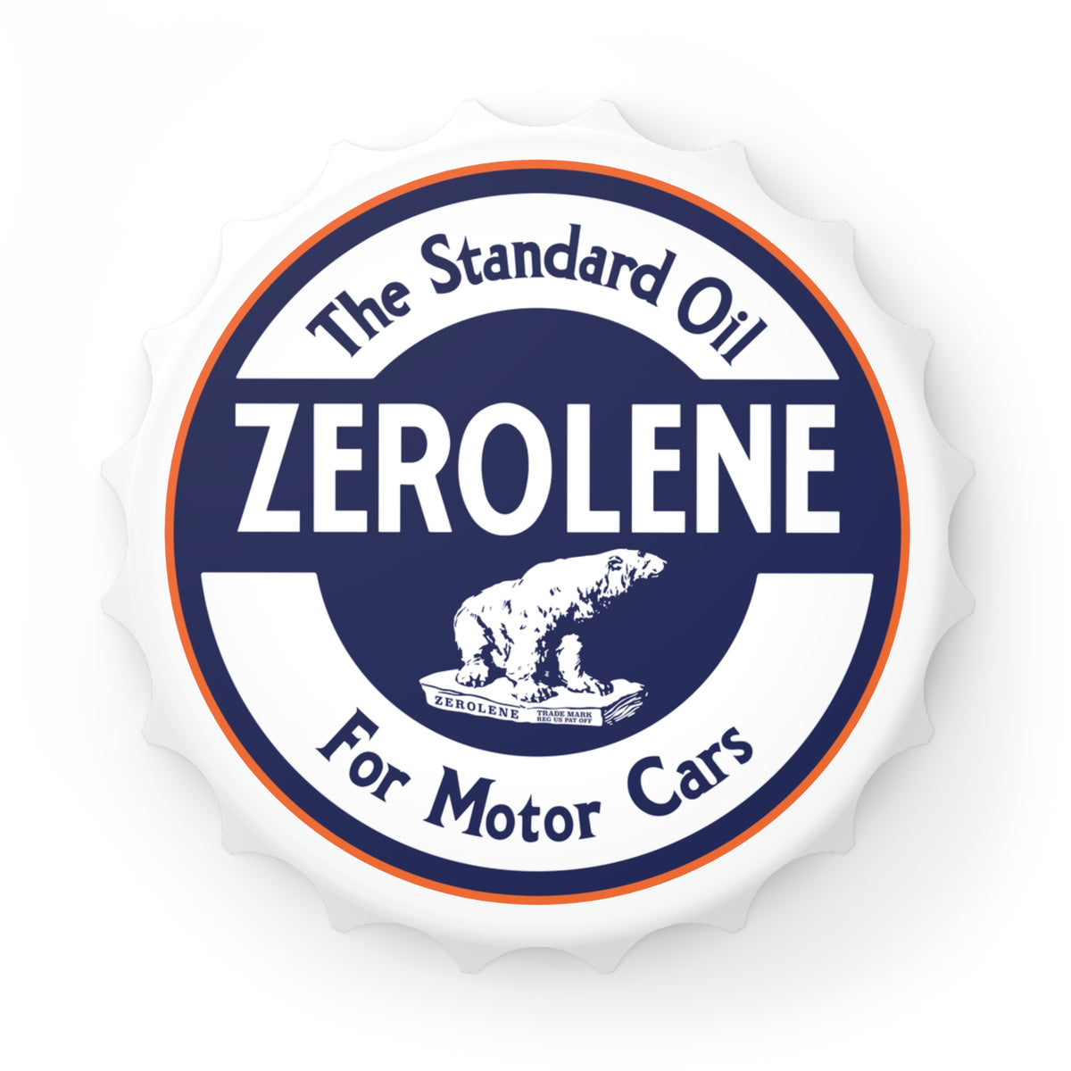 Zerolene bottle opener — vintage petroliana gift — The Faded Label Co.
