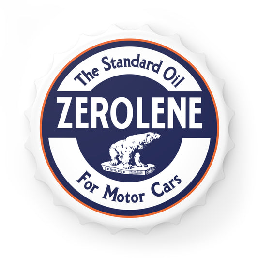 Zerolene bottle opener — vintage petroliana gift — The Faded Label Co.