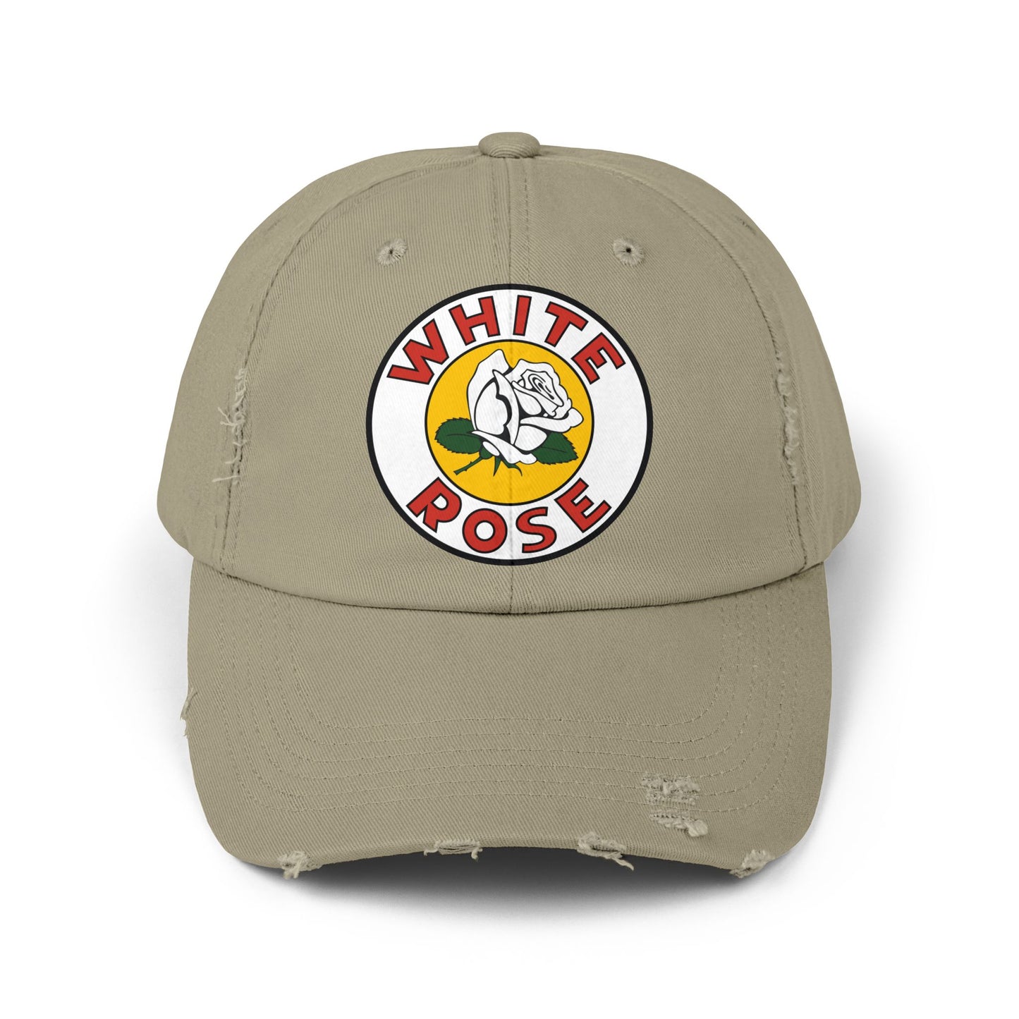 White Rose gasoline  Vintage Distressed Cap
