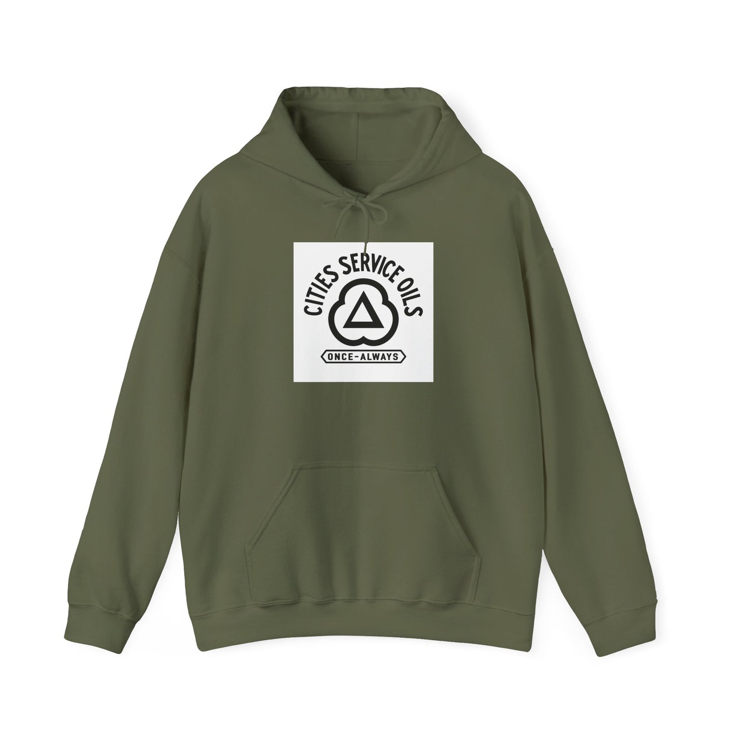 Cities Service Oils Logo Hoodie — 'Once & Always' Retro Gasoline Streetwear
