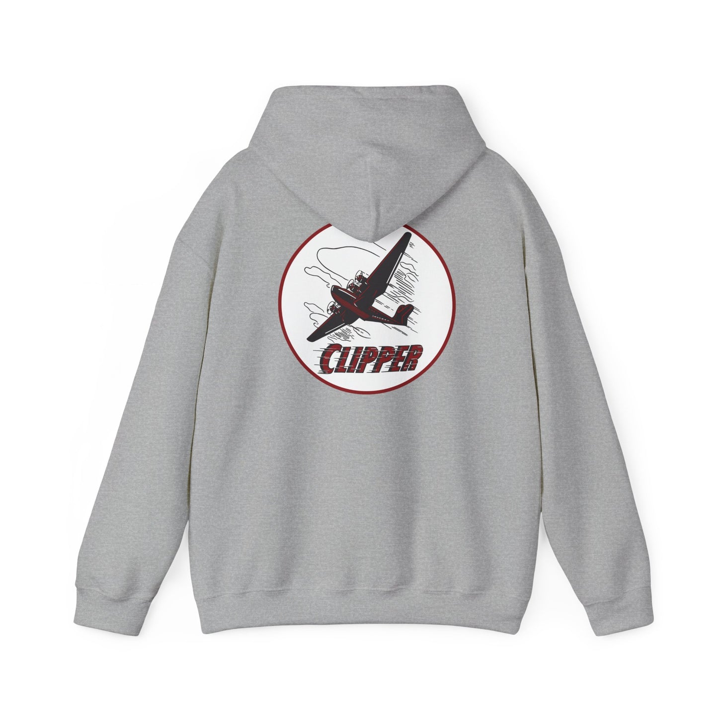 Aviation Clipper Hoodie – Vintage Plane Graphic Pullover