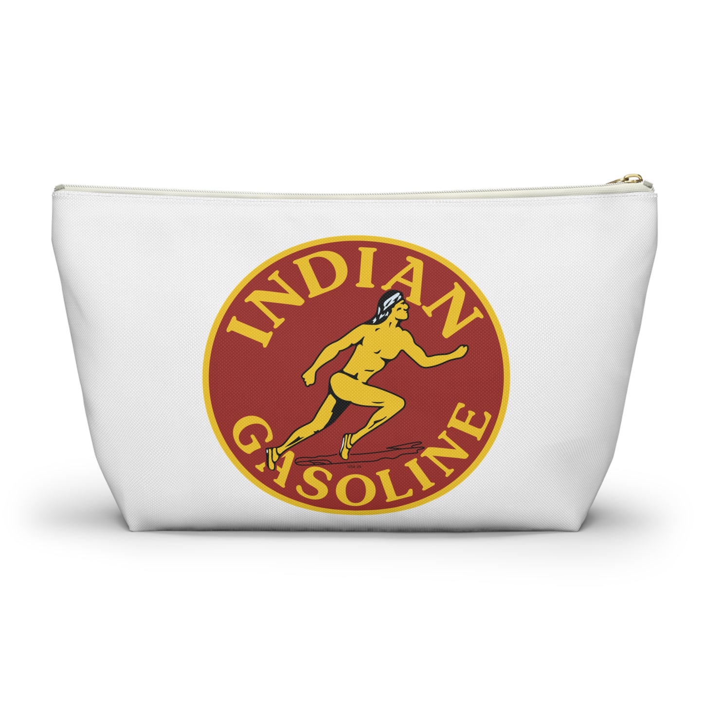 Indian Gasoline Accessory Pouch — Vintage Petroliana Gift | The Faded Label Co.