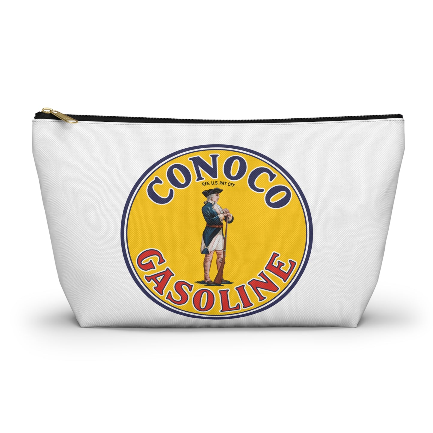 Conoco Minute Man Accessory Pouch — Vintage Petroliana Gift | The Faded Label Co.