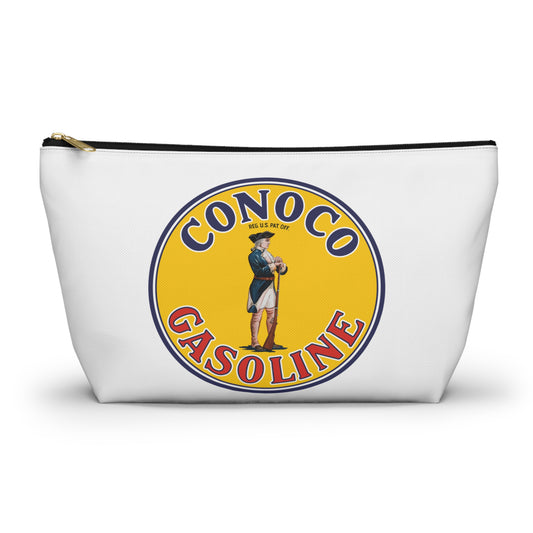 Conoco Minute Man Accessory Pouch — Vintage Petroliana Gift | The Faded Label Co.